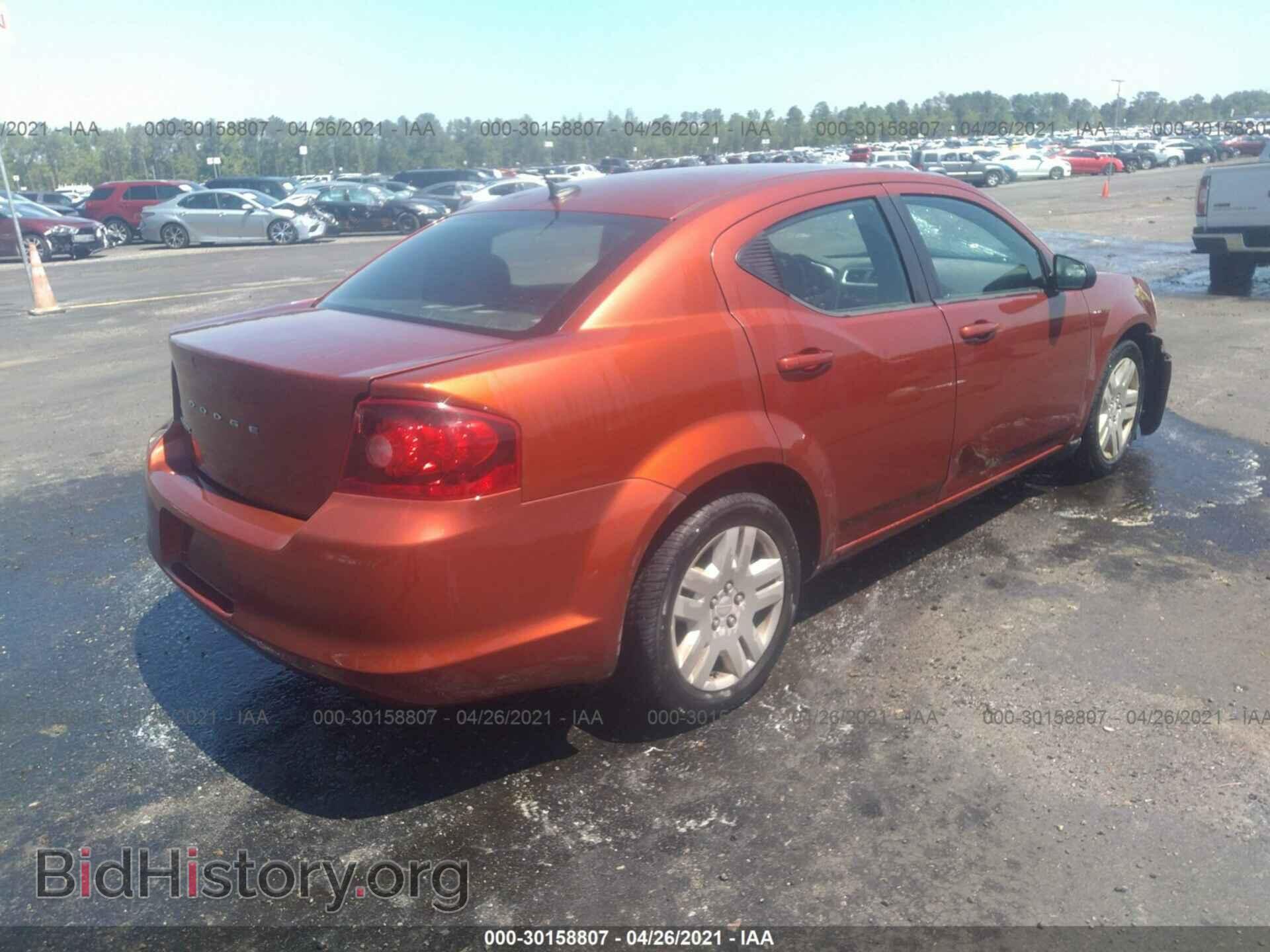 2012 DODGE AVENGER - VIN: 1C3CDZAB7CN259537 - Фото 4