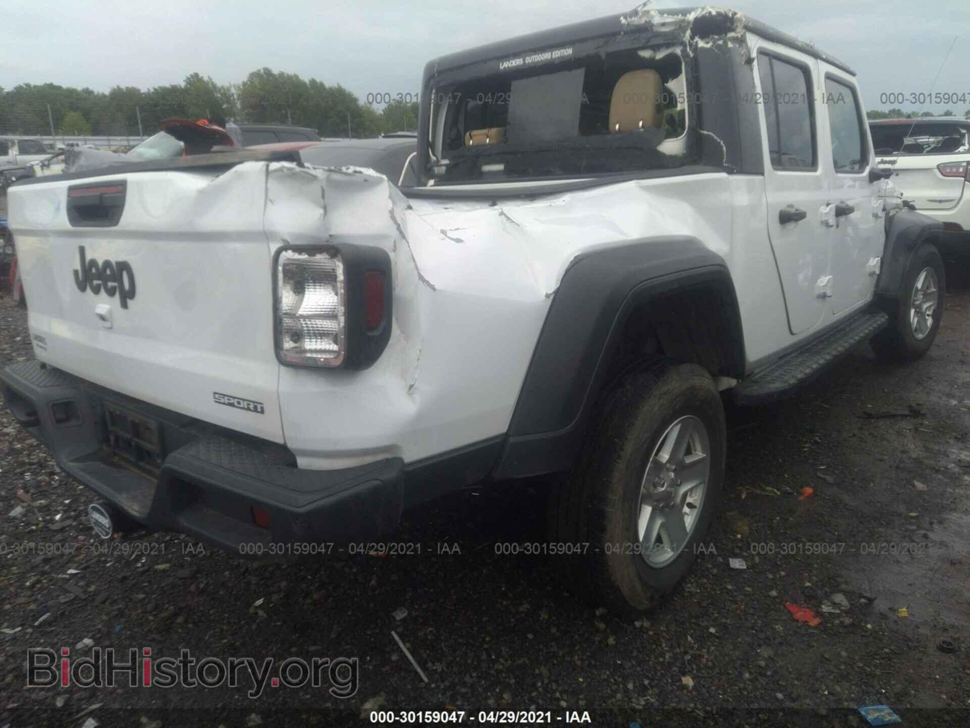 2020 JEEP GLADIATOR - VIN: 1C6HJTAG0LL112529 - Фото 4