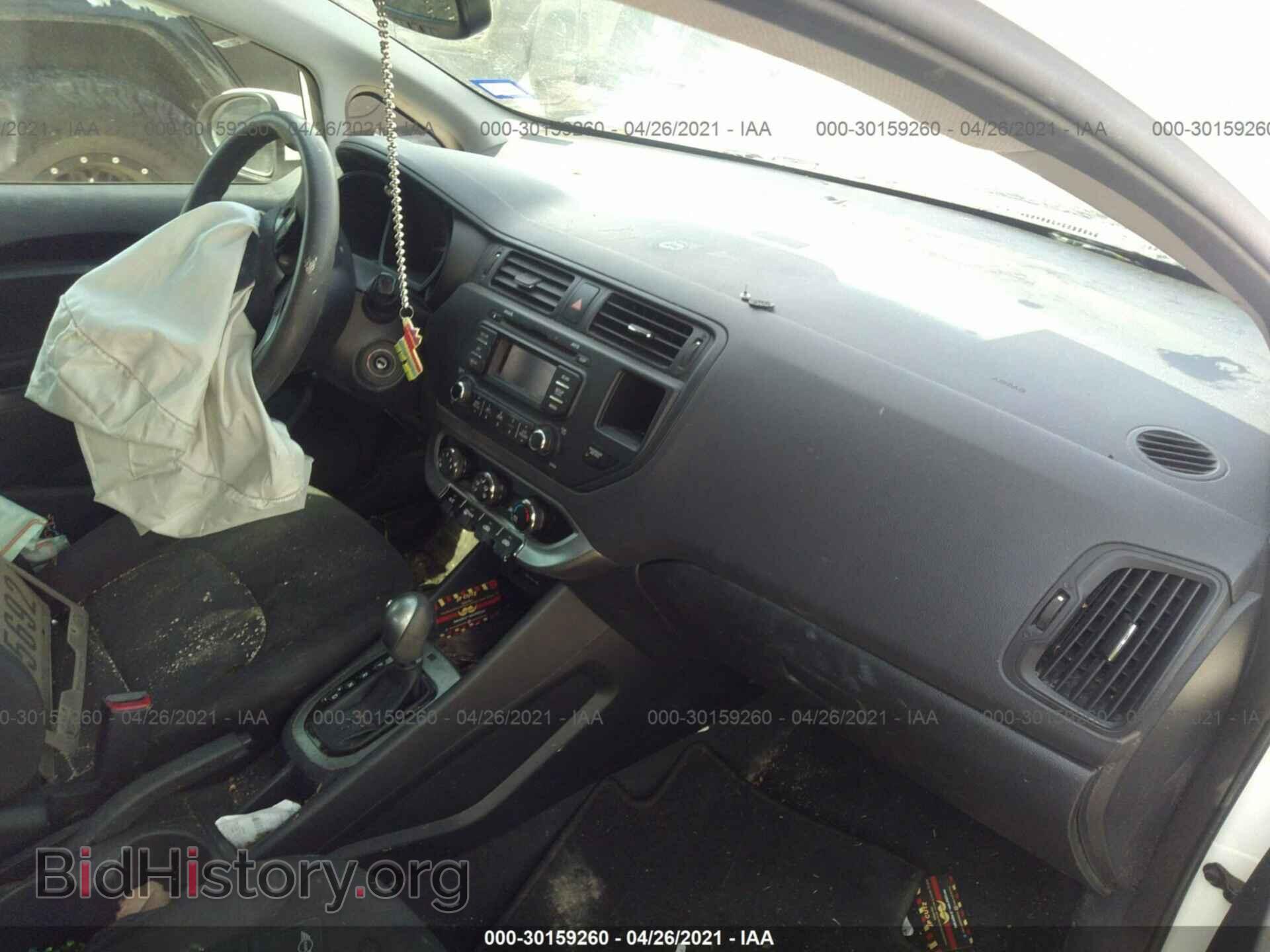 2014 KIA RIO - VIN: KNADM4A32E6353878 - Фото 5