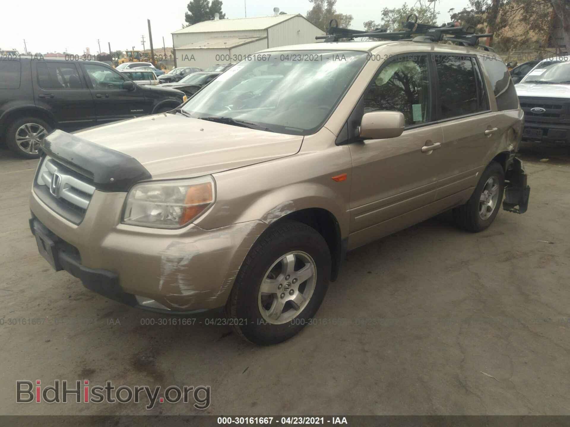 2007 HONDA PILOT - VIN: 2HKYF18547H503406 - Фото 2
