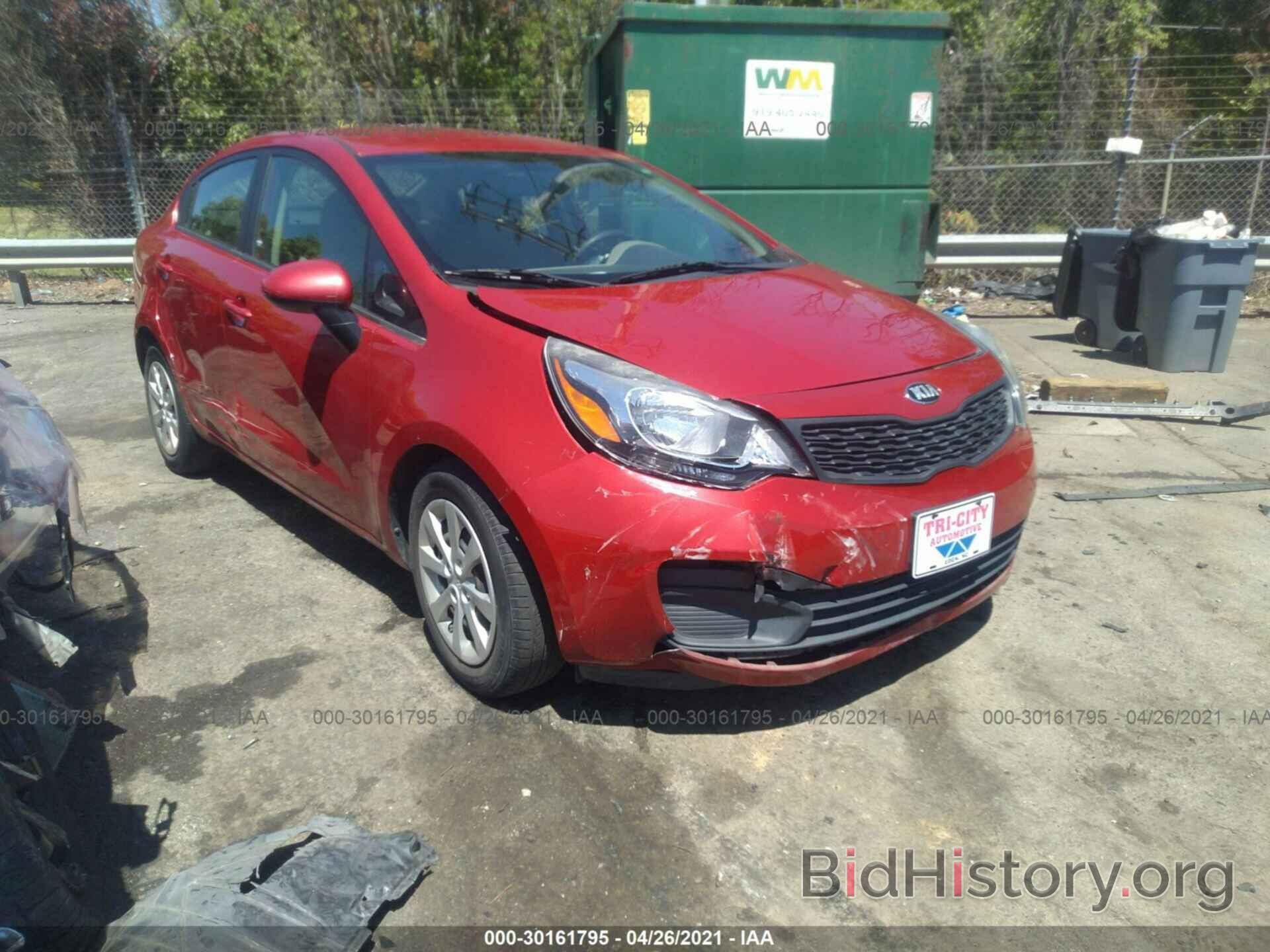 Photo KNADM4A3XE6352011 - KIA RIO 2014