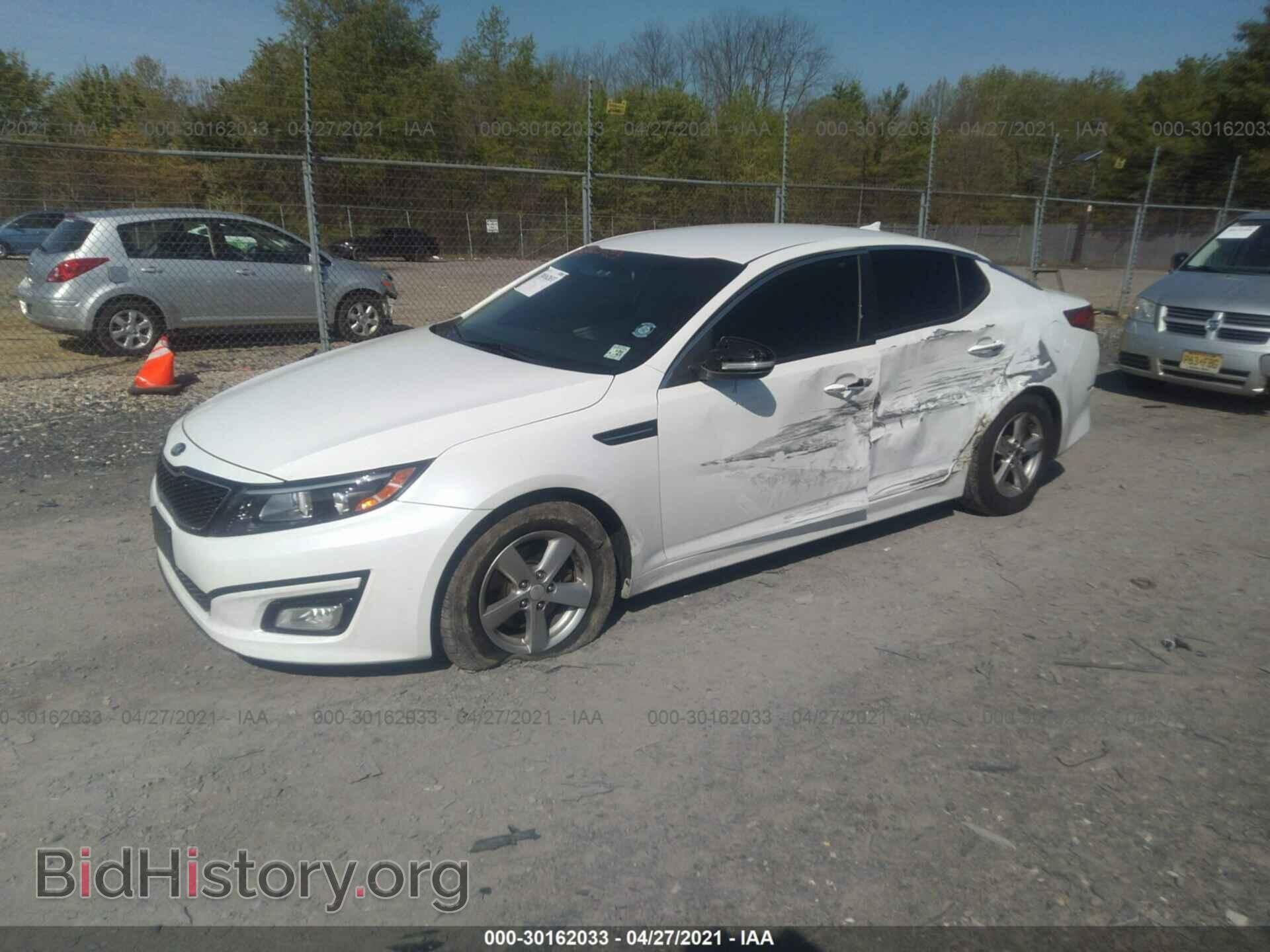2015 KIA OPTIMA - VIN: 5XXGM4A72FG438841 - Фото 2