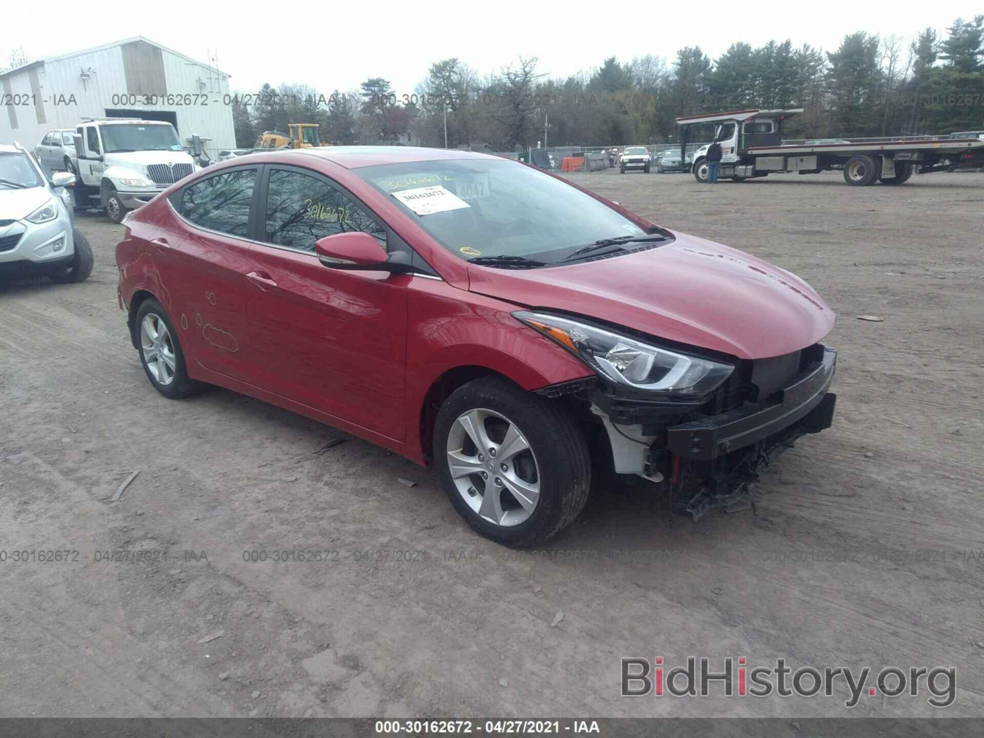 Фотография KMHDH4AE2GU546082 - HYUNDAI ELANTRA 2016