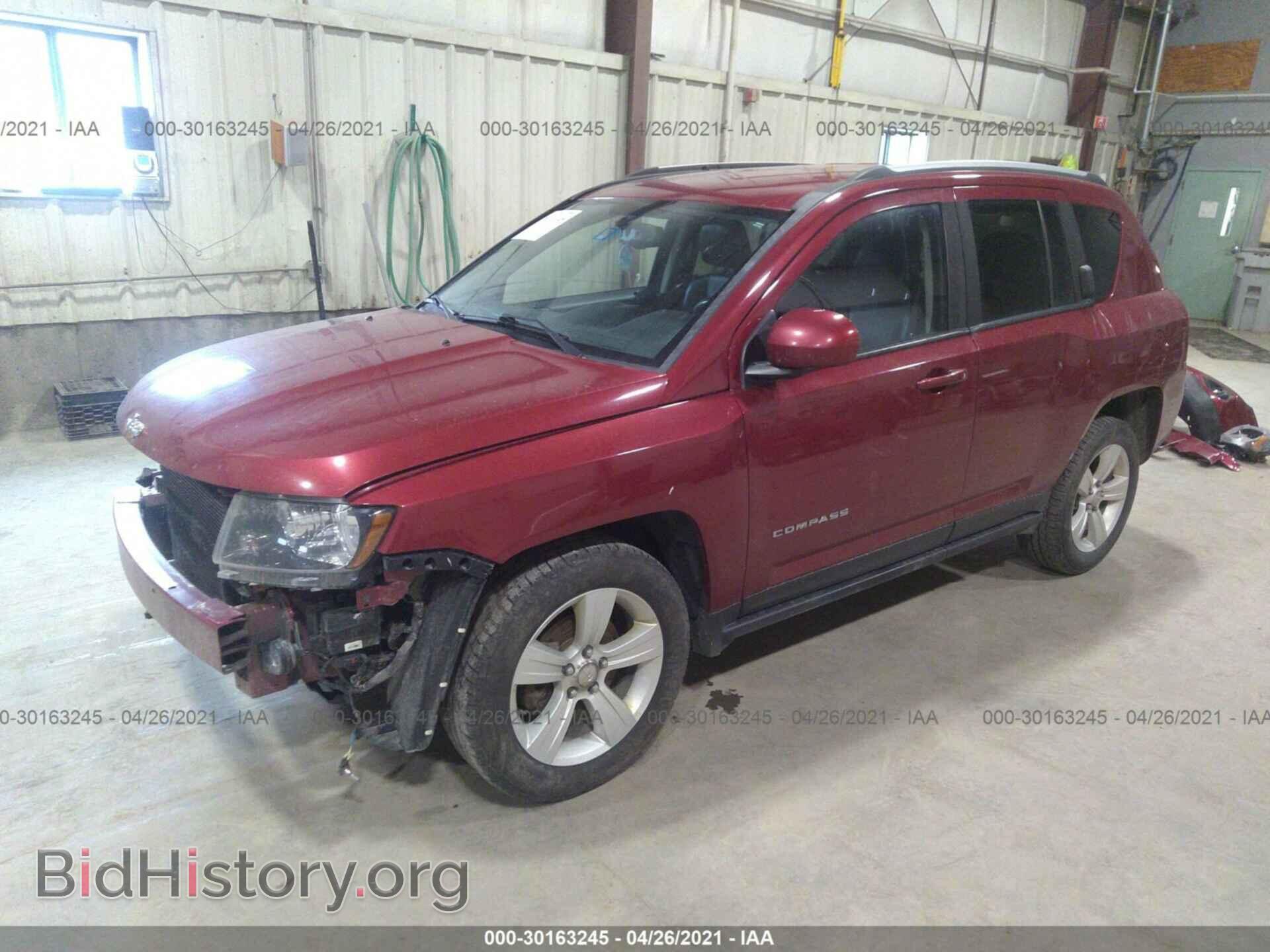 2016 JEEP COMPASS - VIN: 1C4NJDEB5GD617224 - Фото 2