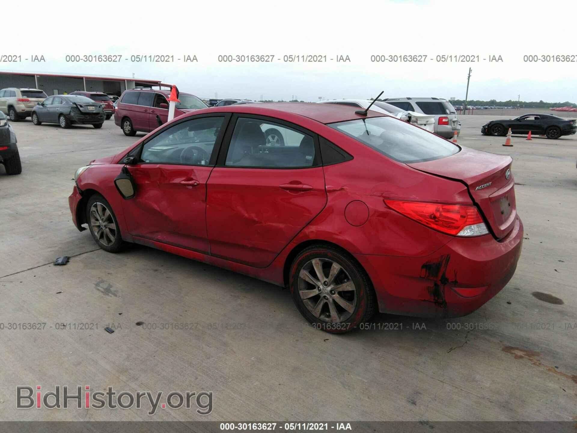 2012 HYUNDAI ACCENT - VIN: KMHCU4AE7CU056139 - Фото 3