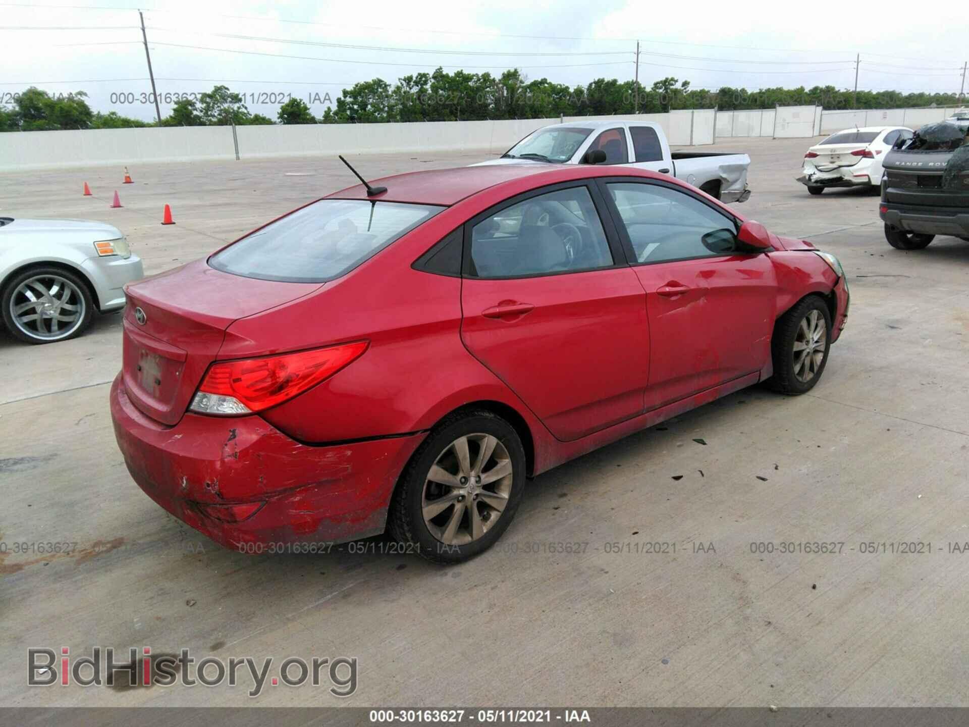 2012 HYUNDAI ACCENT - VIN: KMHCU4AE7CU056139 - Фото 4