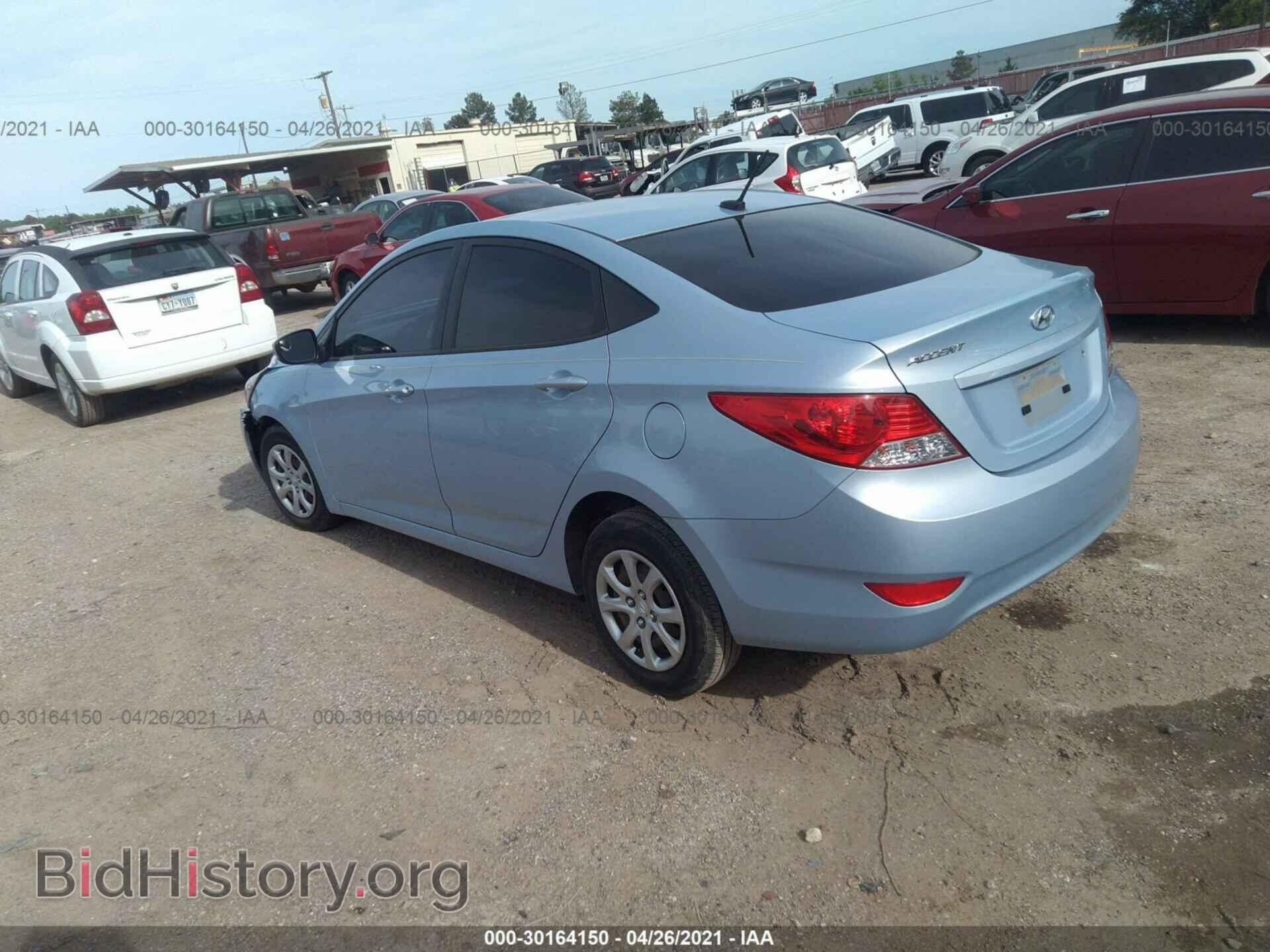 2013 HYUNDAI ACCENT - VIN: KMHCT4AE0DU534700 - Фото 3