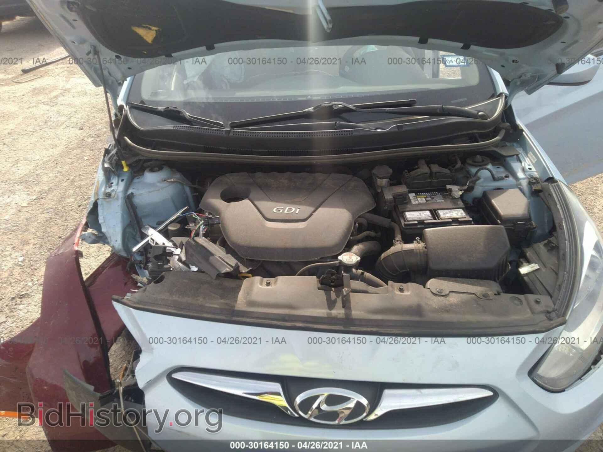 2013 HYUNDAI ACCENT - VIN: KMHCT4AE0DU534700 - Фото 10