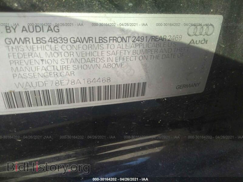 2008 Audi A4 (VIN WAUDF78E78A164468) — фото 9 из 11