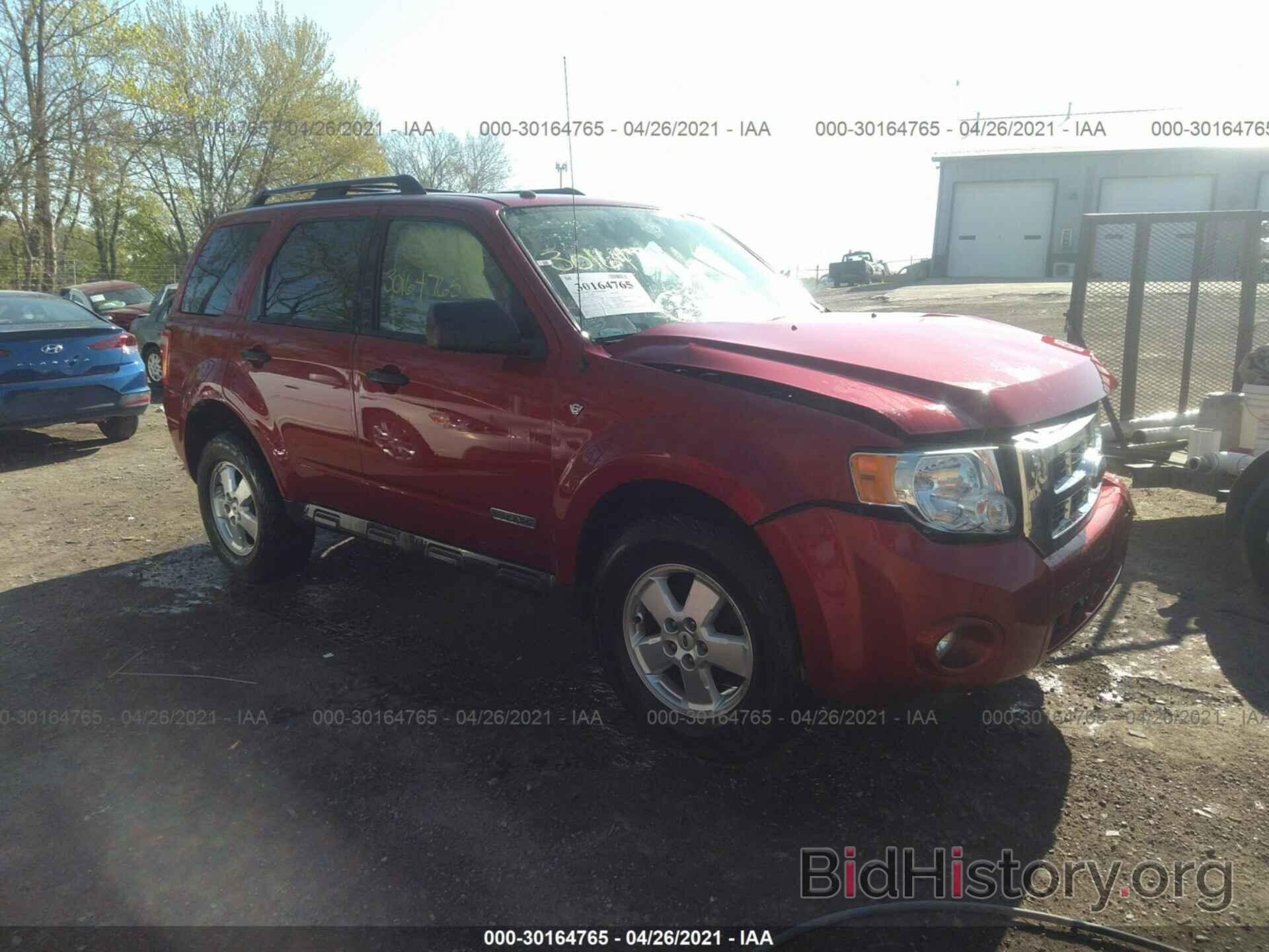 Photo 1FMCU03158KC07548 - FORD ESCAPE 2008