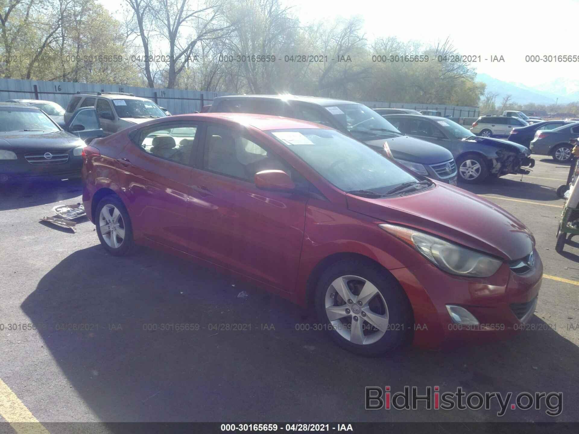 Photo KMHDH4AEXCU346433 - HYUNDAI ELANTRA 2012