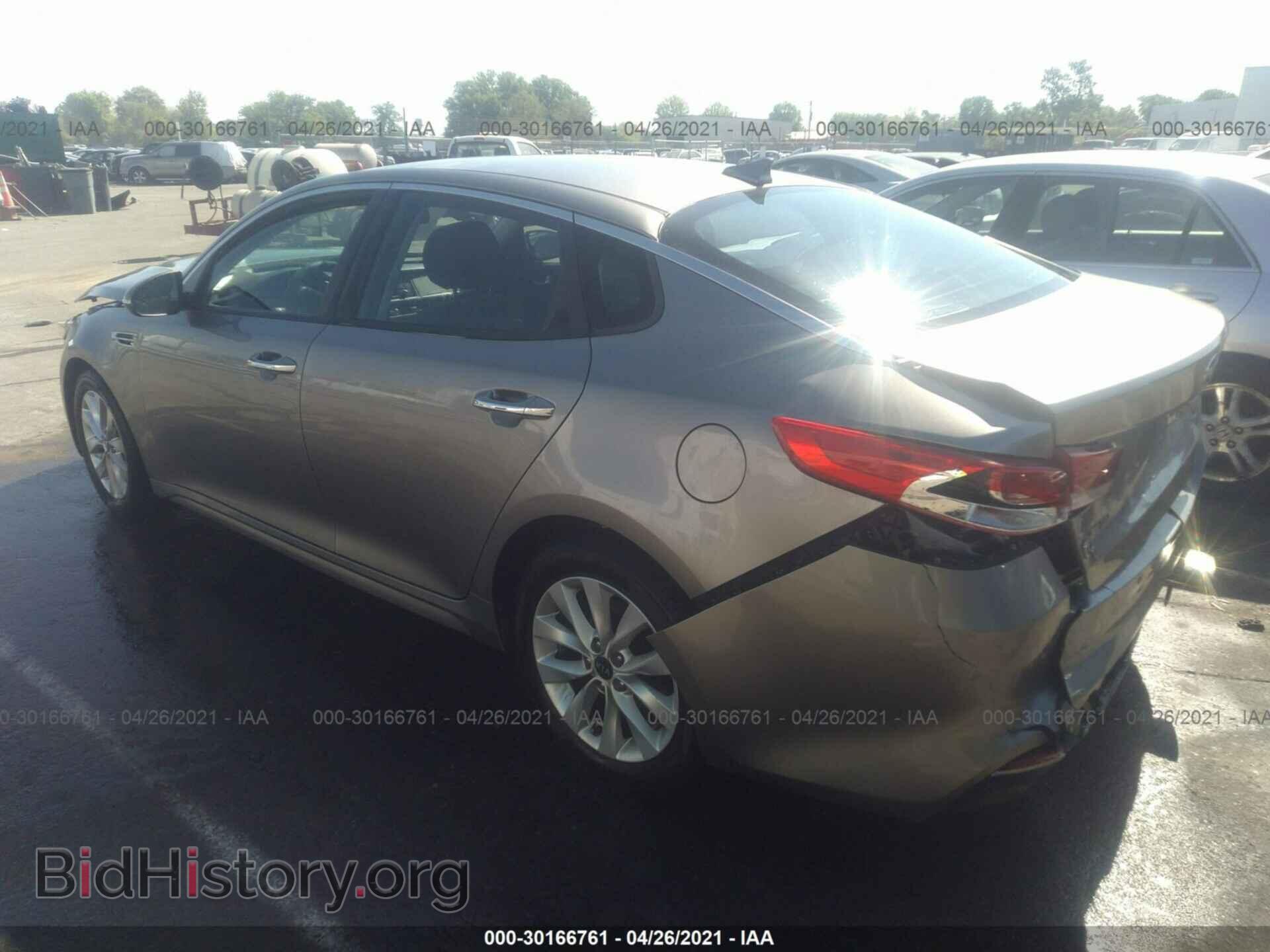 2016 KIA OPTIMA - VIN: 5XXGT4L39GG083696 - Фото 3