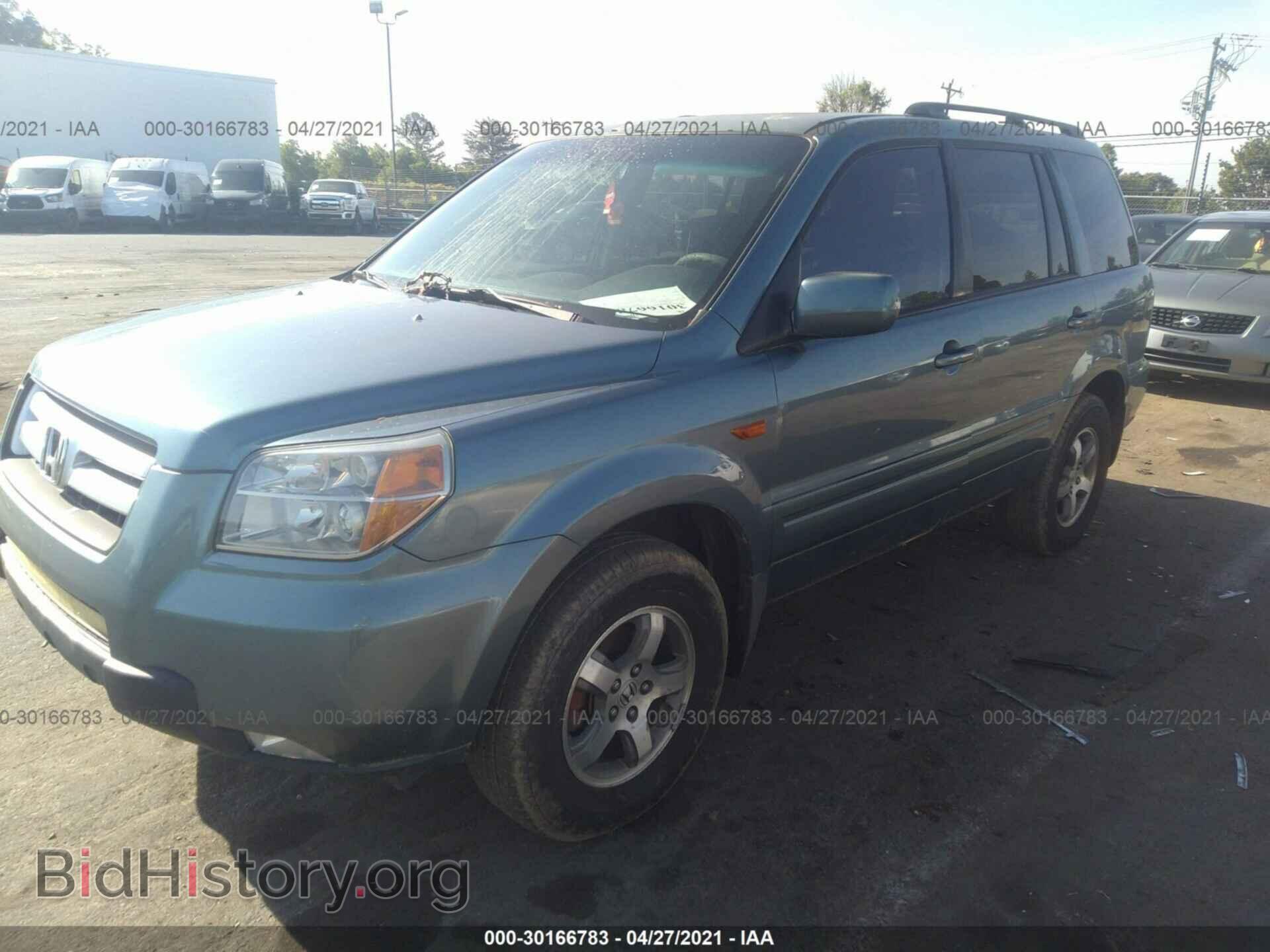 2006 HONDA PILOT - VIN: 5FNYF18436B000194 - Фото 2