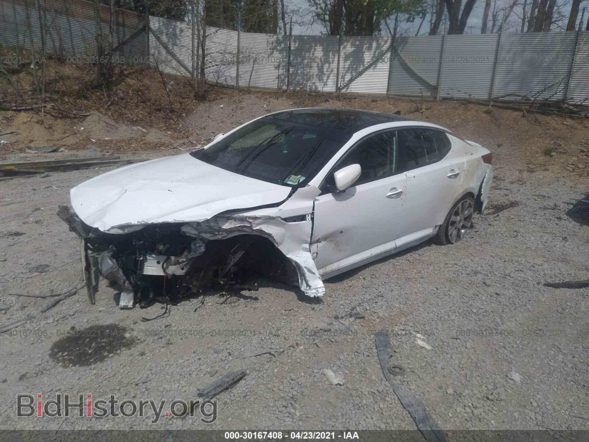 2012 KIA OPTIMA - VIN: 5XXGR4A65CG010265 - Фото 2