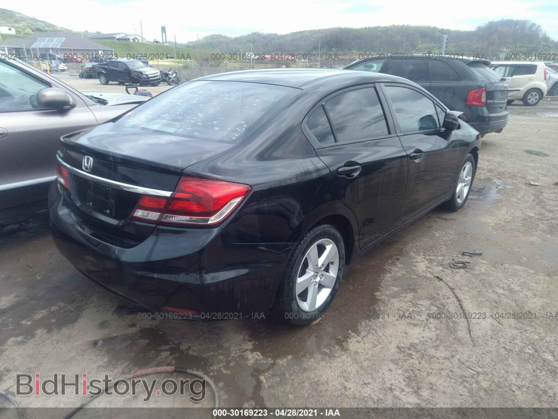 2013 HONDA CIVIC SDN - VIN: 2HGFB2F53DH531442 - Фото 4