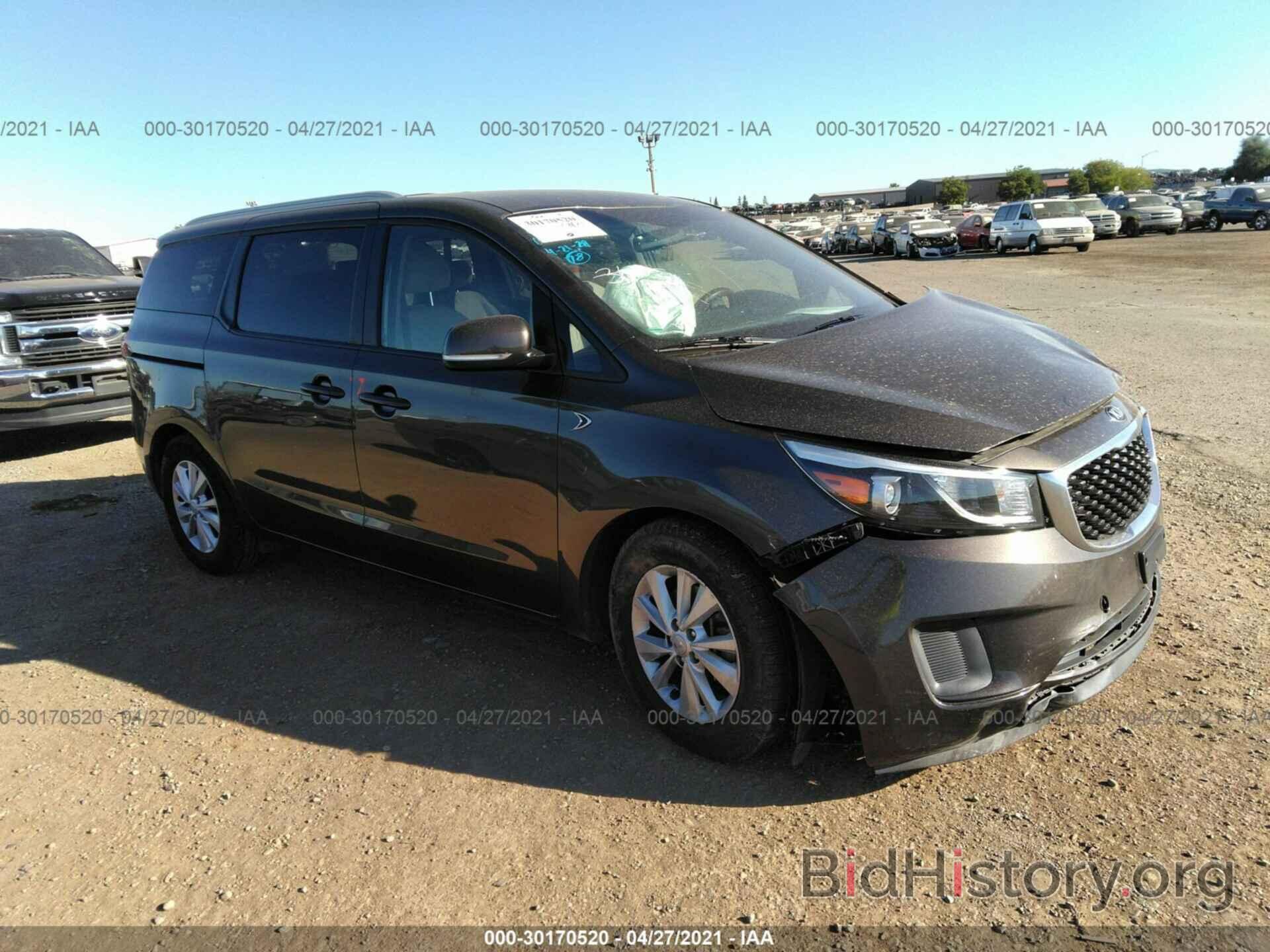 Фотография KNDMB5C10G6129361 - KIA SEDONA 2016