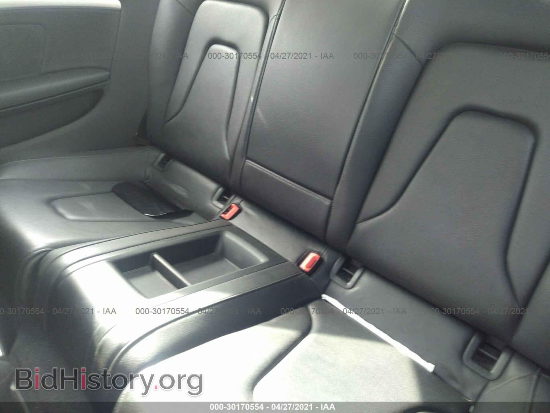 2012 AUDI A5 - VIN: WAUCFAFR5CA017847 - Фото 8