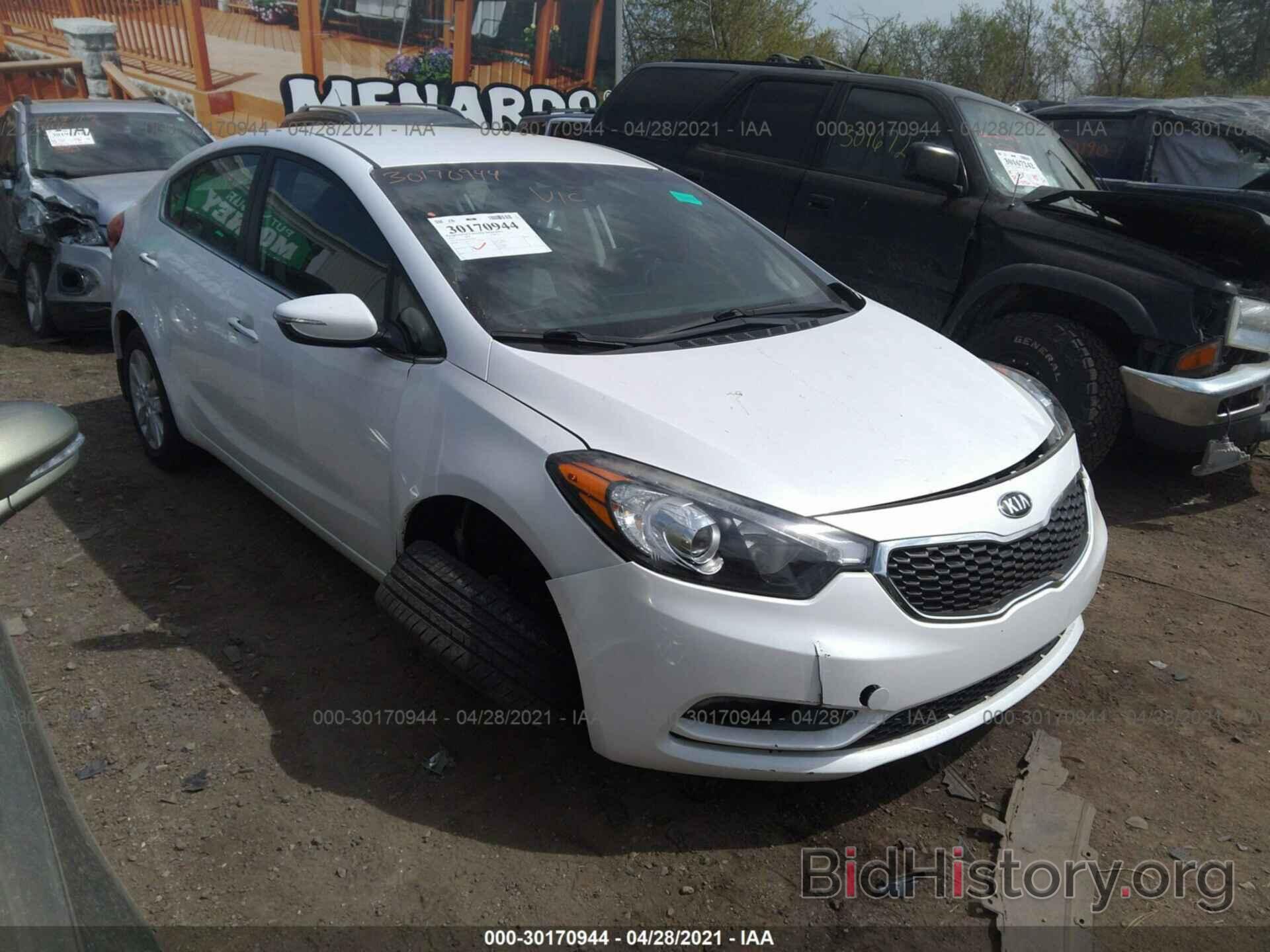 Photo KNAFX4A84E5105052 - KIA FORTE 2014