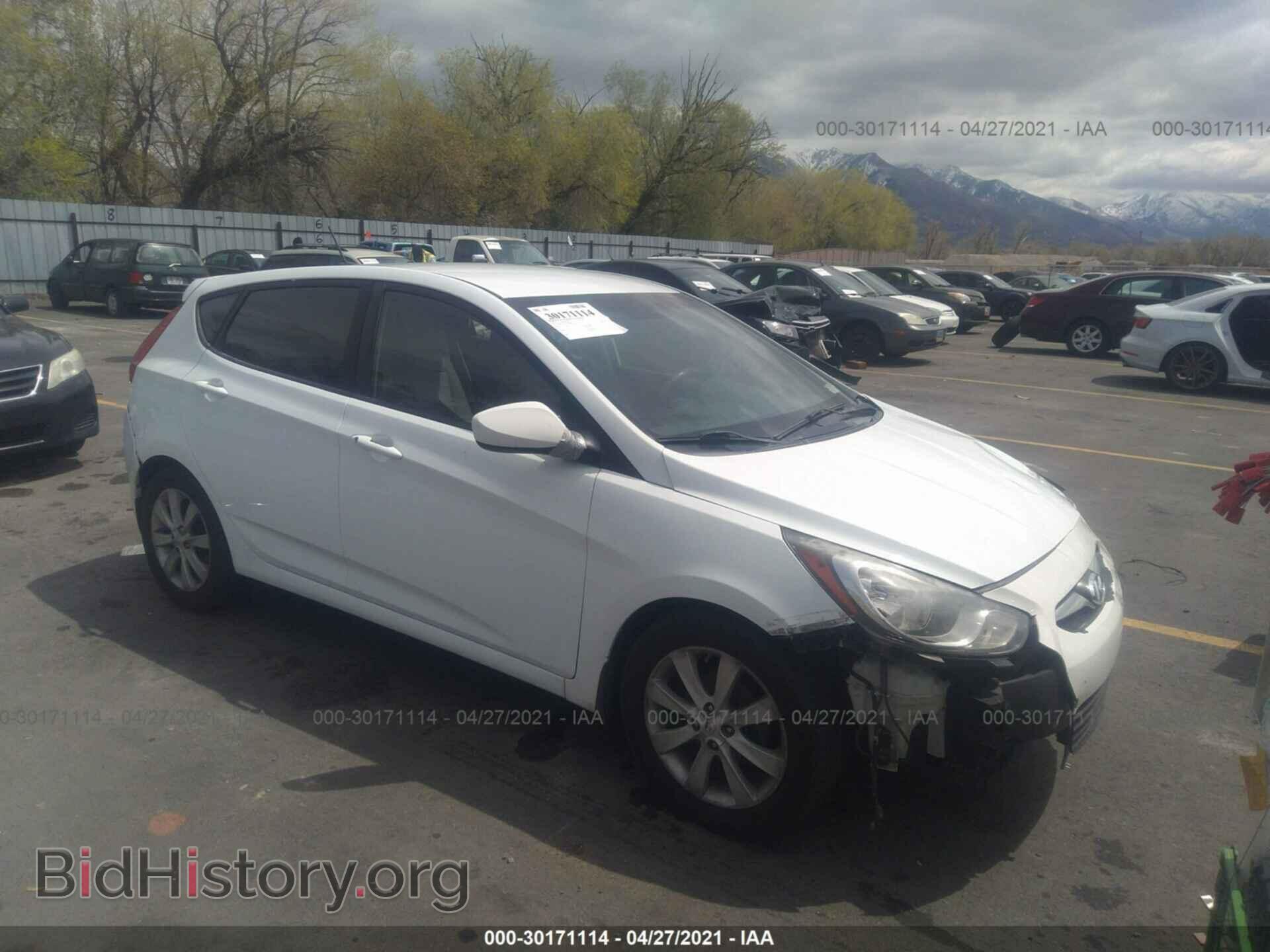 Photo KMHCU5AE2CU044986 - HYUNDAI ACCENT 2012