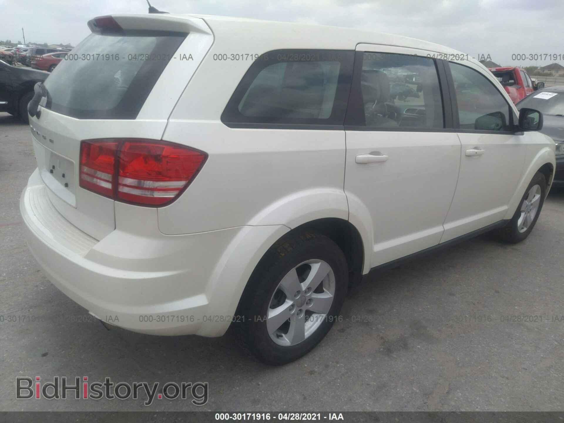 2013 DODGE JOURNEY - VIN: 3C4PDCAB3DT558275 - Фото 4