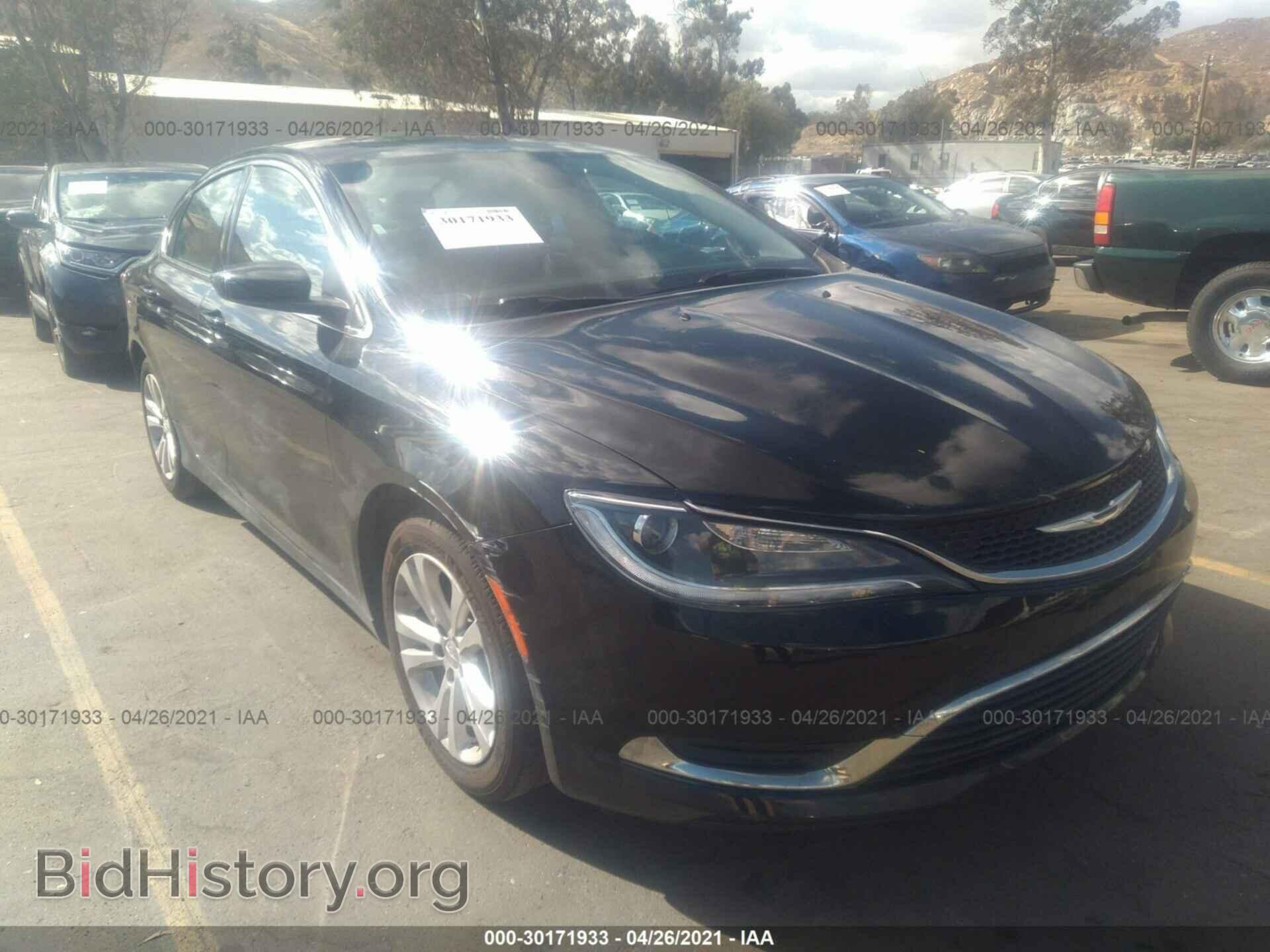 Фотография 1C3CCCAB1FN675524 - CHRYSLER 200 2015