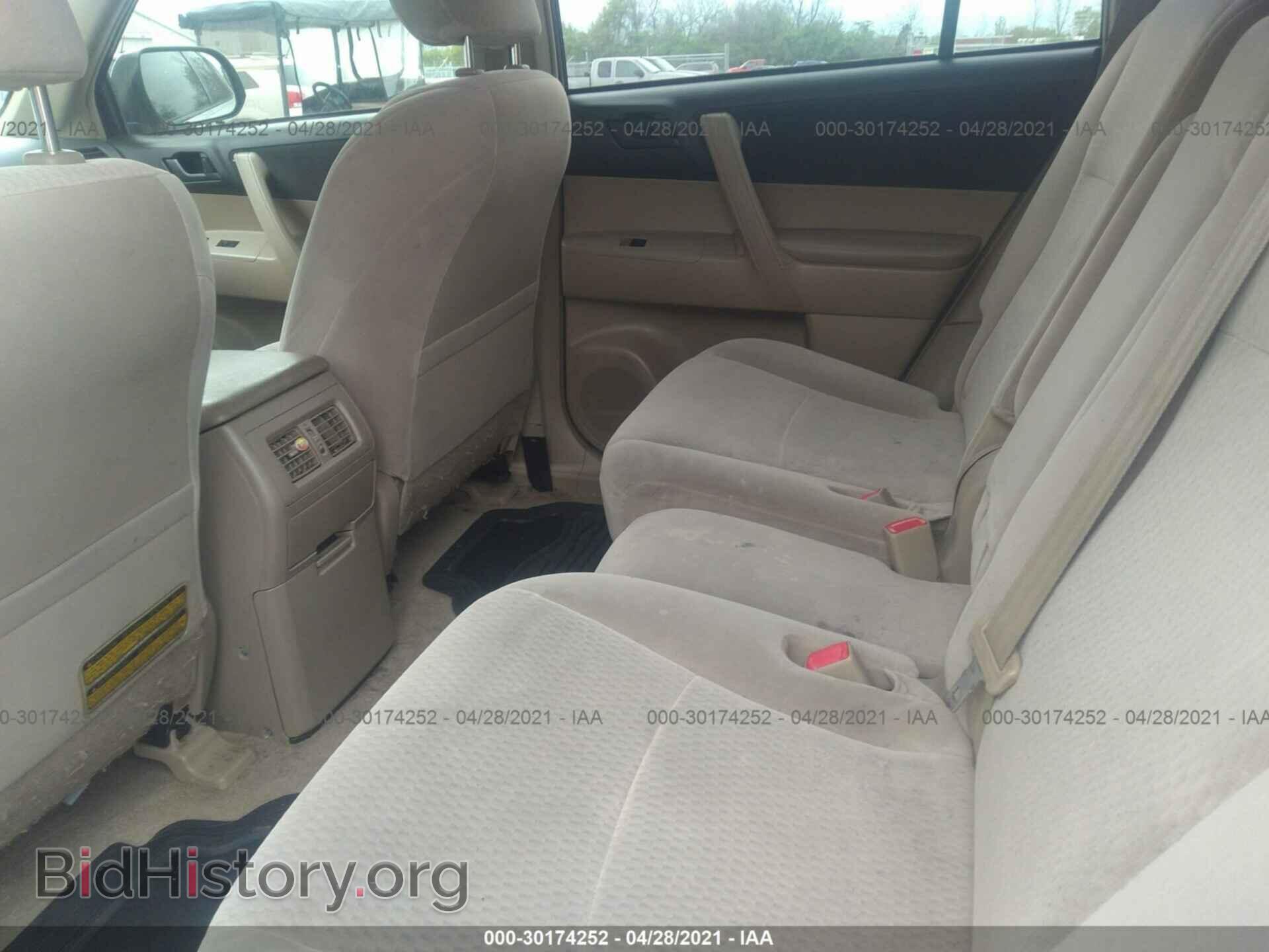 2010 TOYOTA HIGHLANDER - VIN: JTEZA3EH5A2012005 - Фото 8