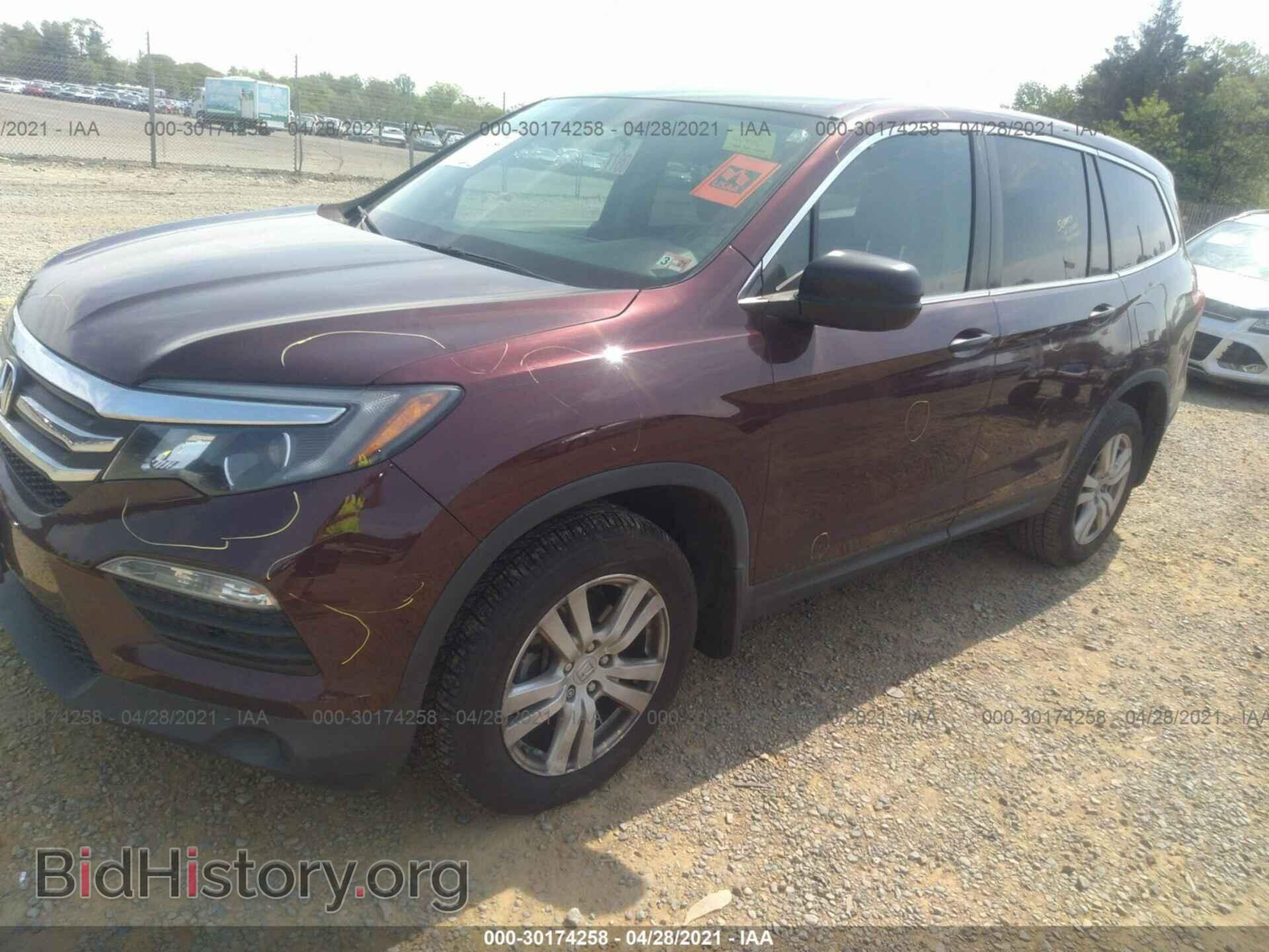 2017 HONDA PILOT - VIN: 5FNYF5H14HB040218 - Фото 2