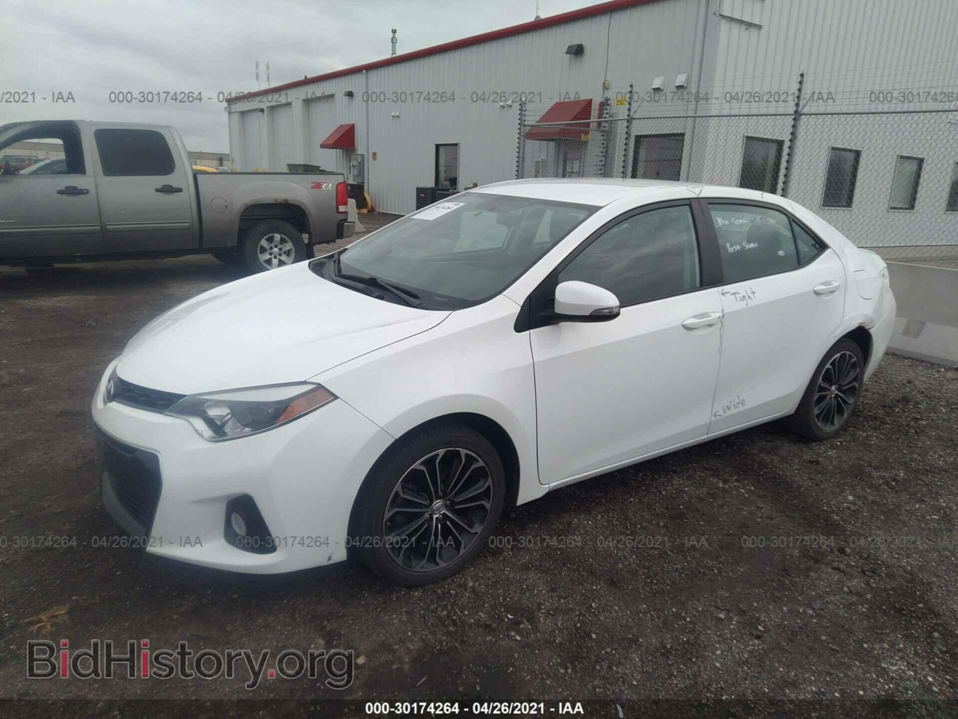 2014 TOYOTA COROLLA - VIN: 5YFBURHE7EP167454 - Фото 2