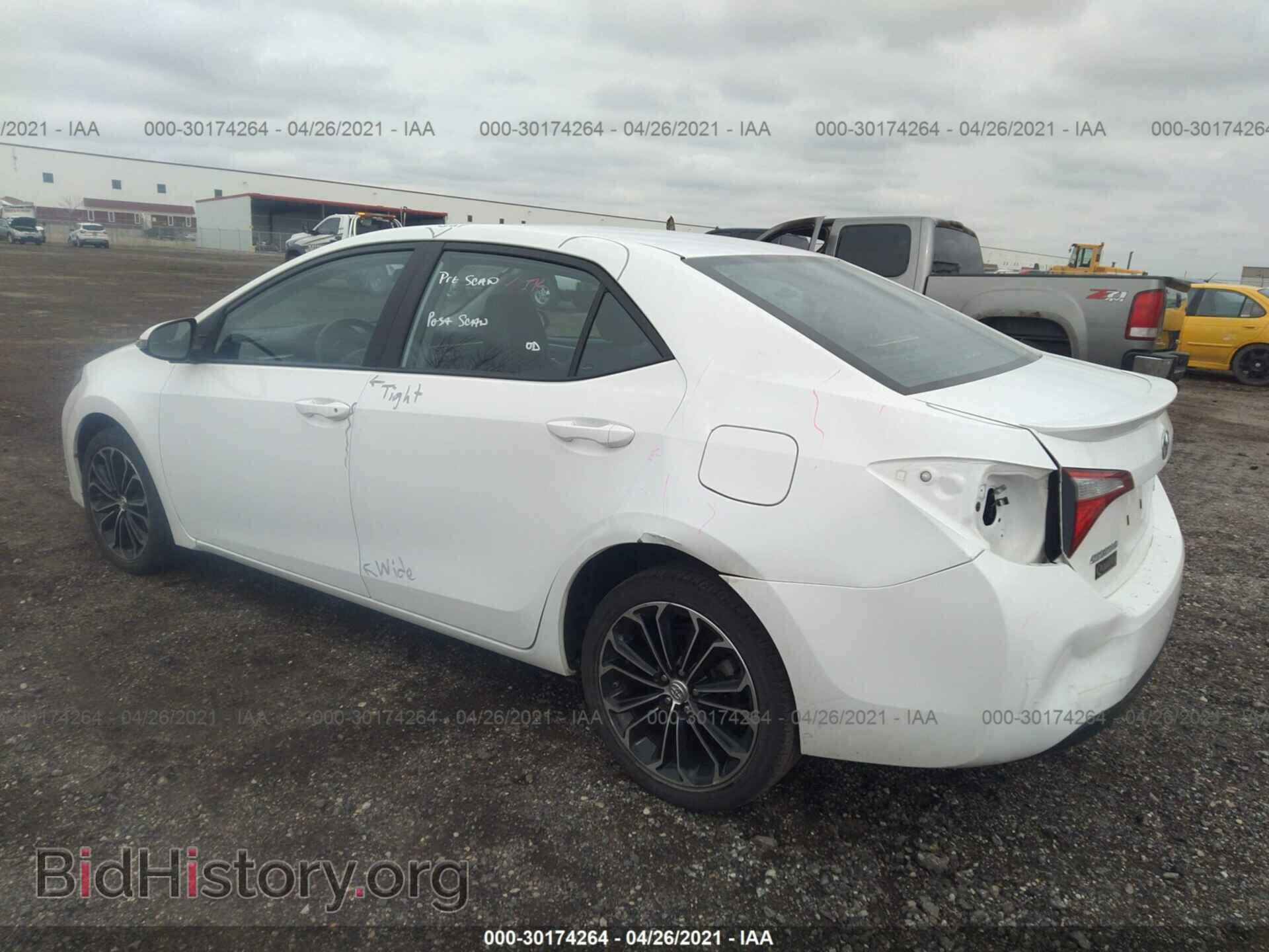2014 TOYOTA COROLLA - VIN: 5YFBURHE7EP167454 - Фото 3
