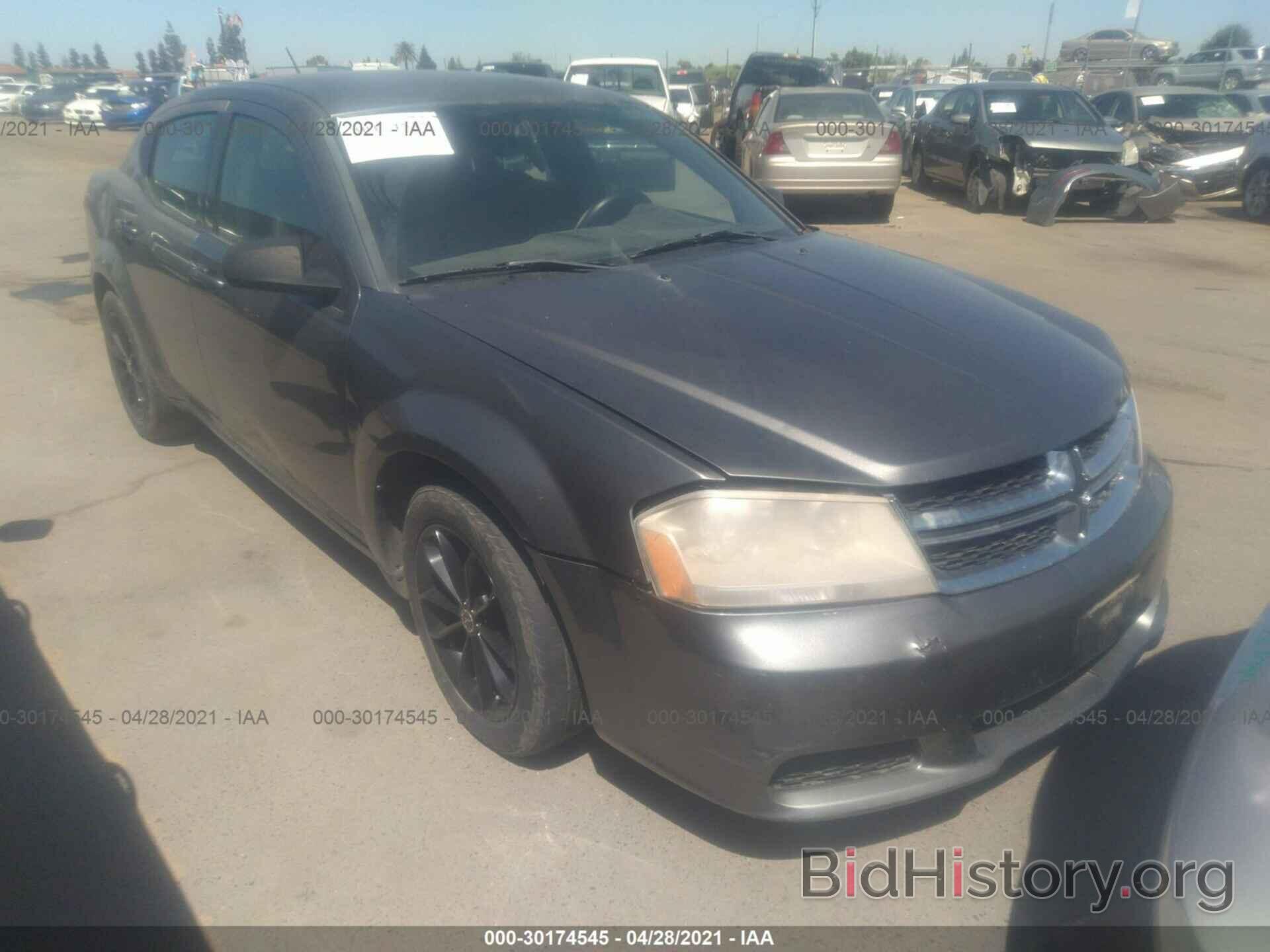 Photo 1C3CDZAB2CN325542 - DODGE AVENGER 2012