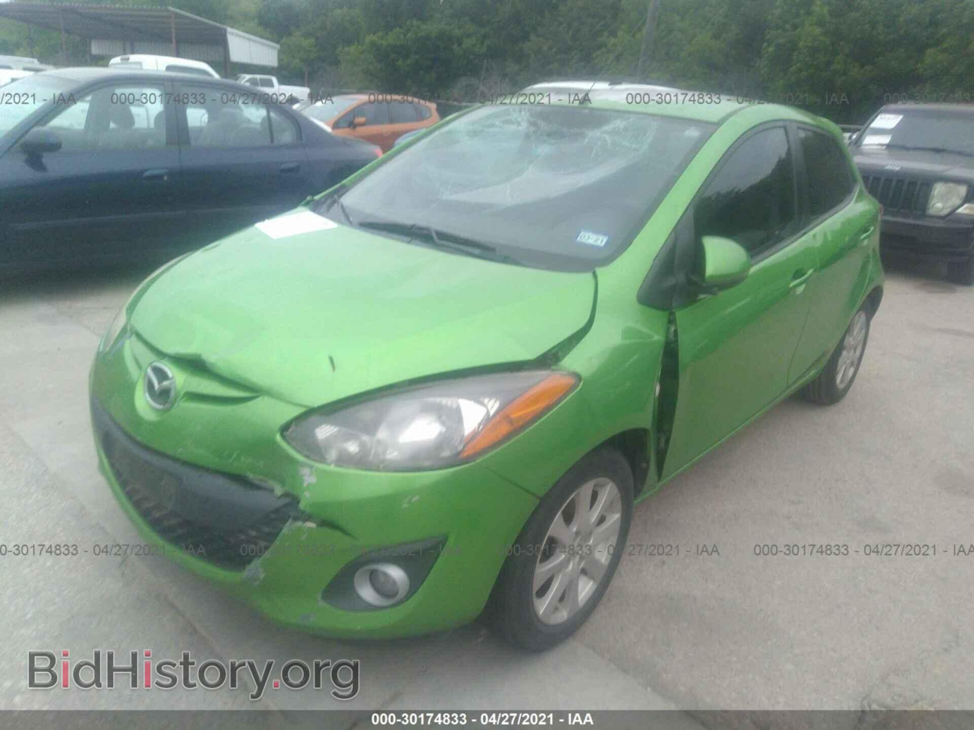 2011 MAZDA MAZDA2 - VIN: JM1DE1HY6B0130578 - Фото 2