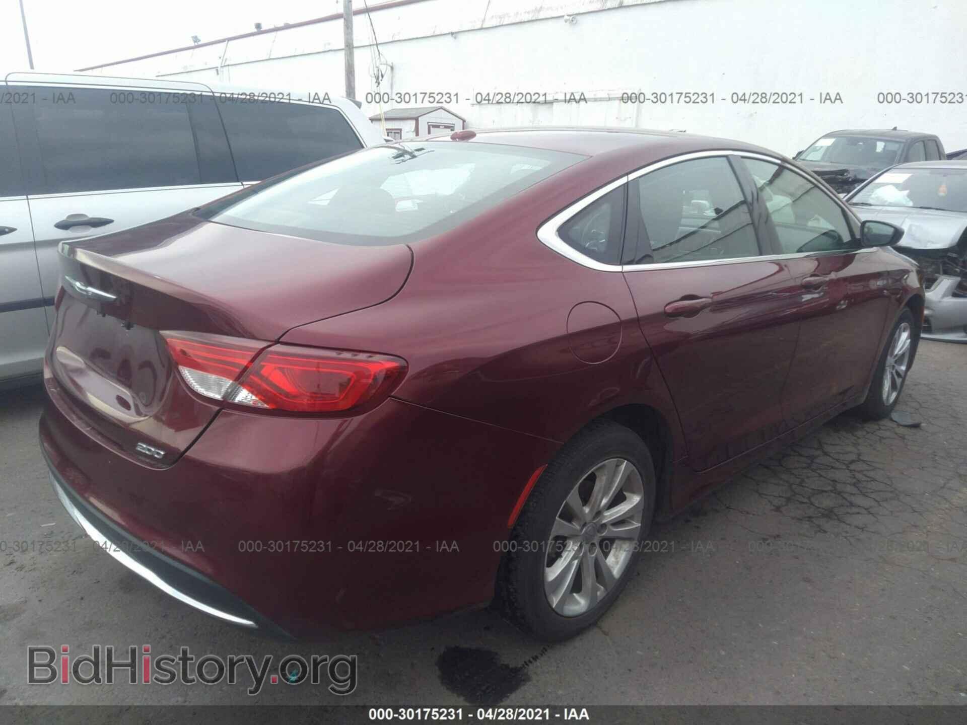 2015 CHRYSLER 200 - VIN: 1C3CCCAB9FN628306 - Фото 4