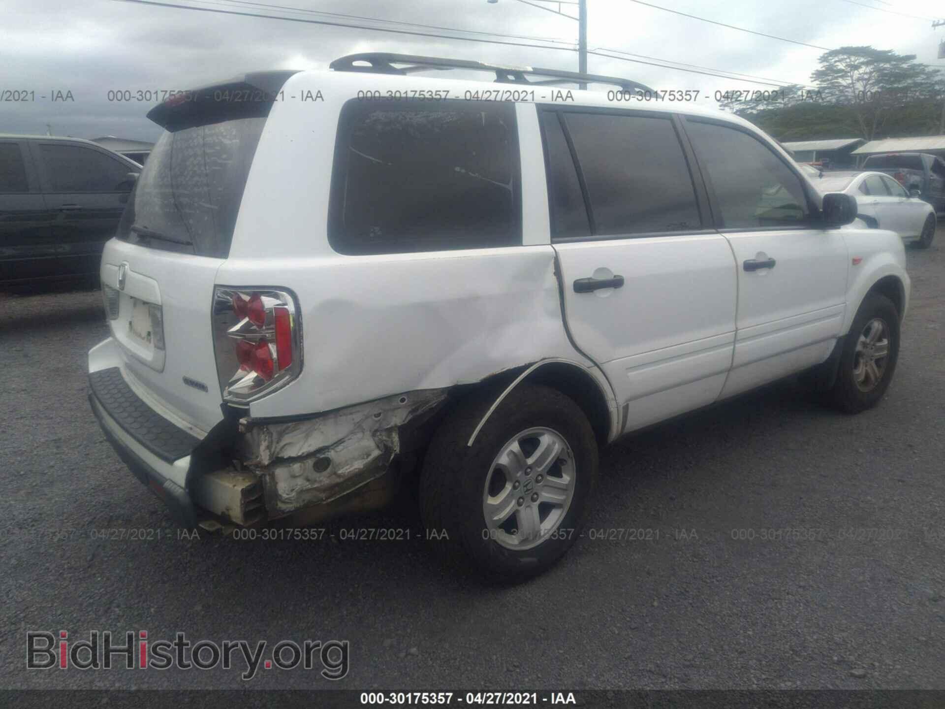 2006 HONDA PILOT - VIN: 2HKYF18126H513461 - Фото 4