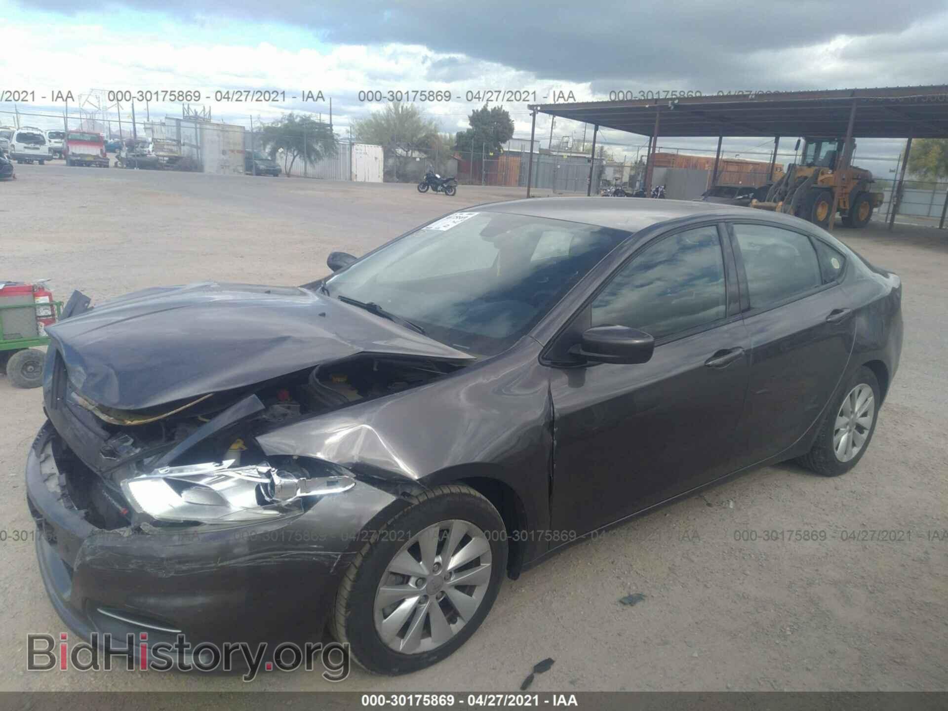 2015 DODGE DART - VIN: 1C3CDFDH2FD238331 - Фото 2