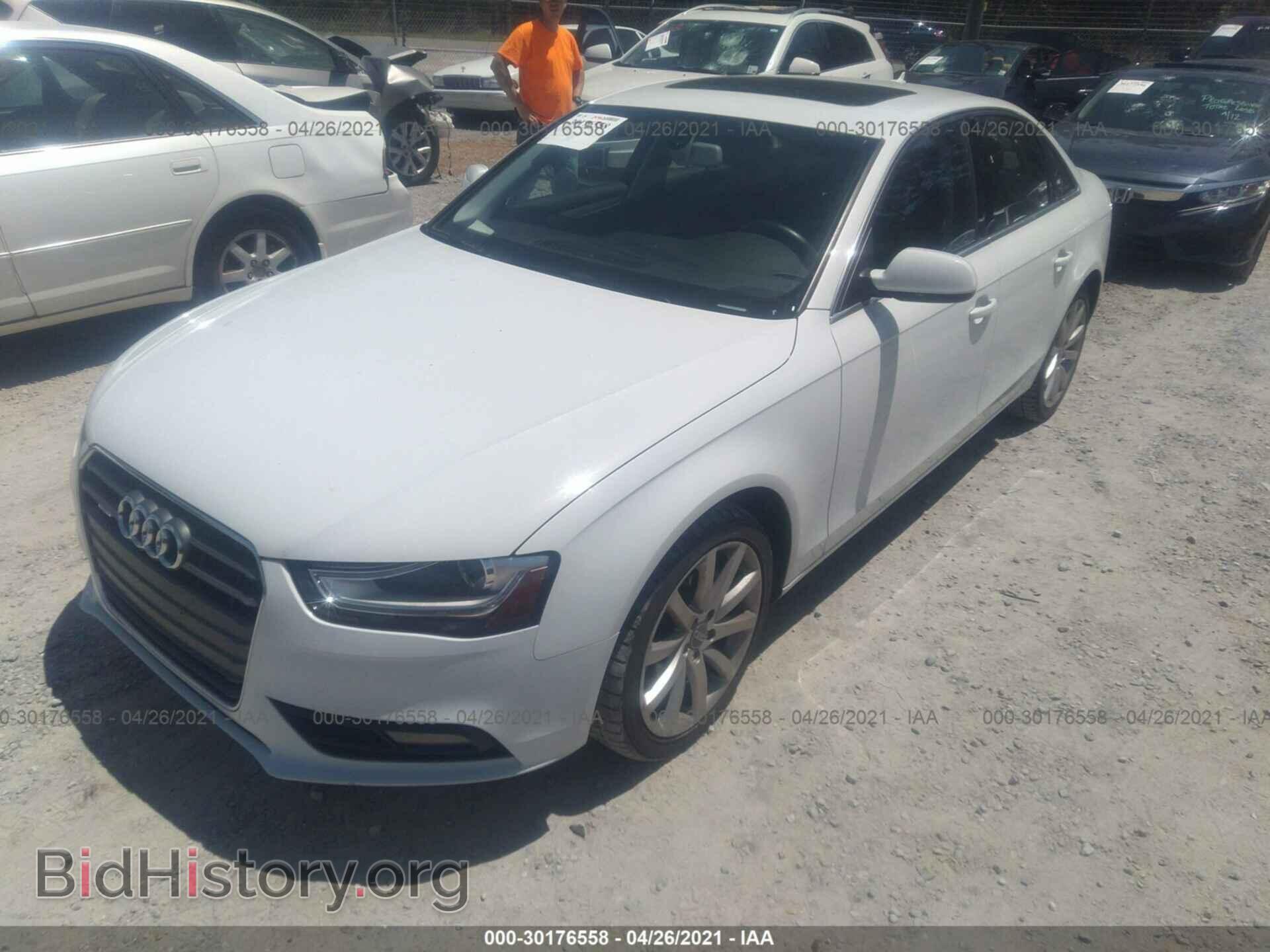 2013 AUDI A4 - VIN: WAUBFAFL8DN049578 - Фото 2