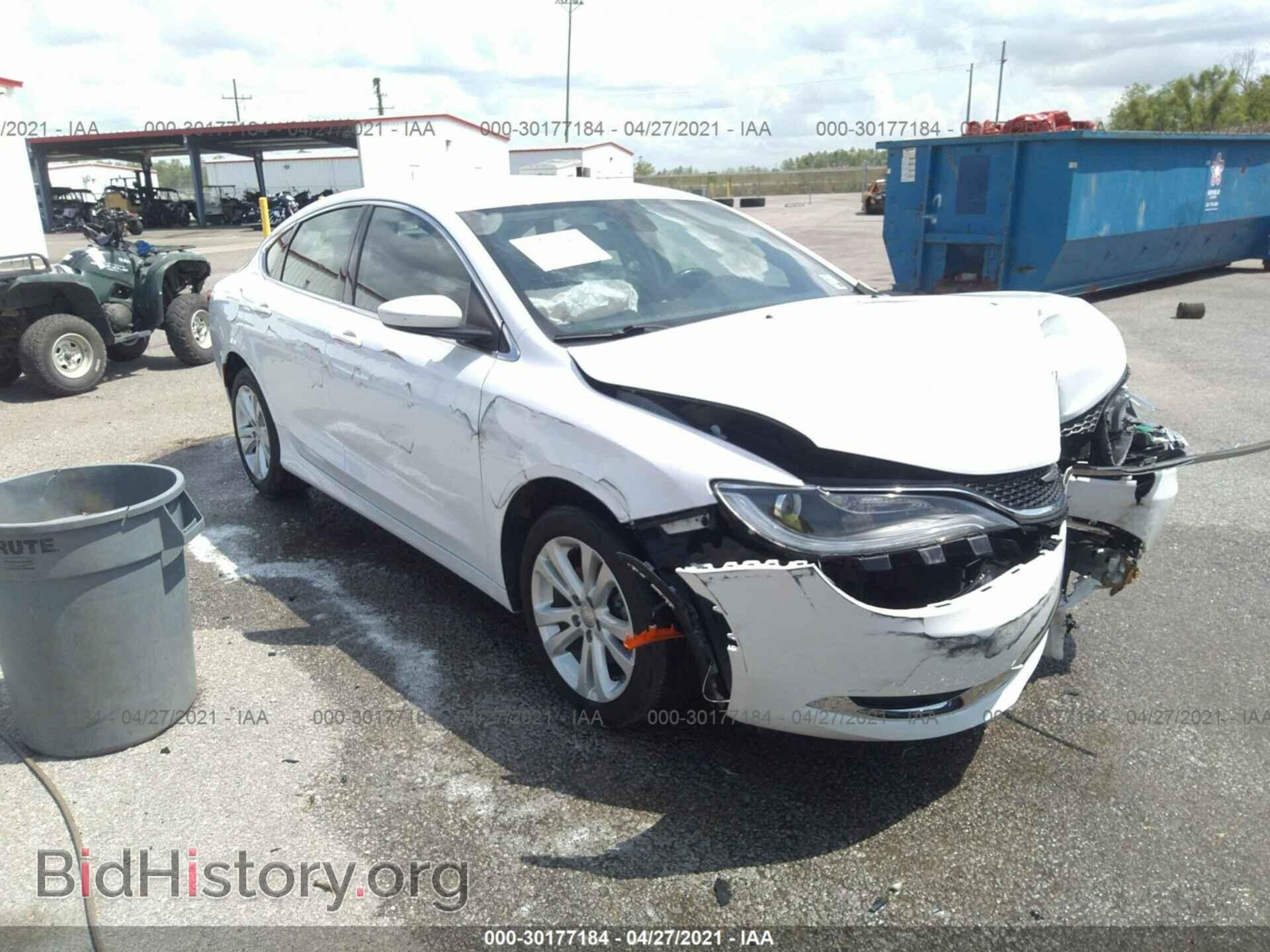 Фотография 1C3CCCAB5GN161239 - CHRYSLER 200 2016
