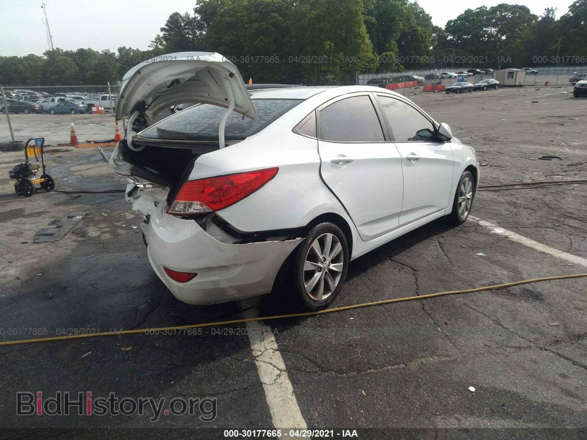 2013 HYUNDAI ACCENT - VIN: KMHCU4AE2DU441416 - Фото 4
