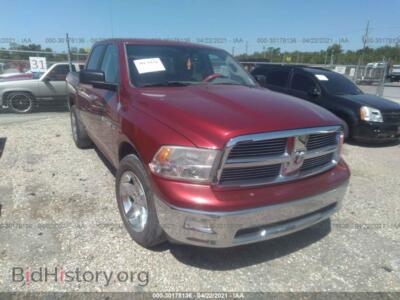 2012 RAM 1500 Big Horn, maroon — VIN 1C6RD6LT6CS223924, IAAI