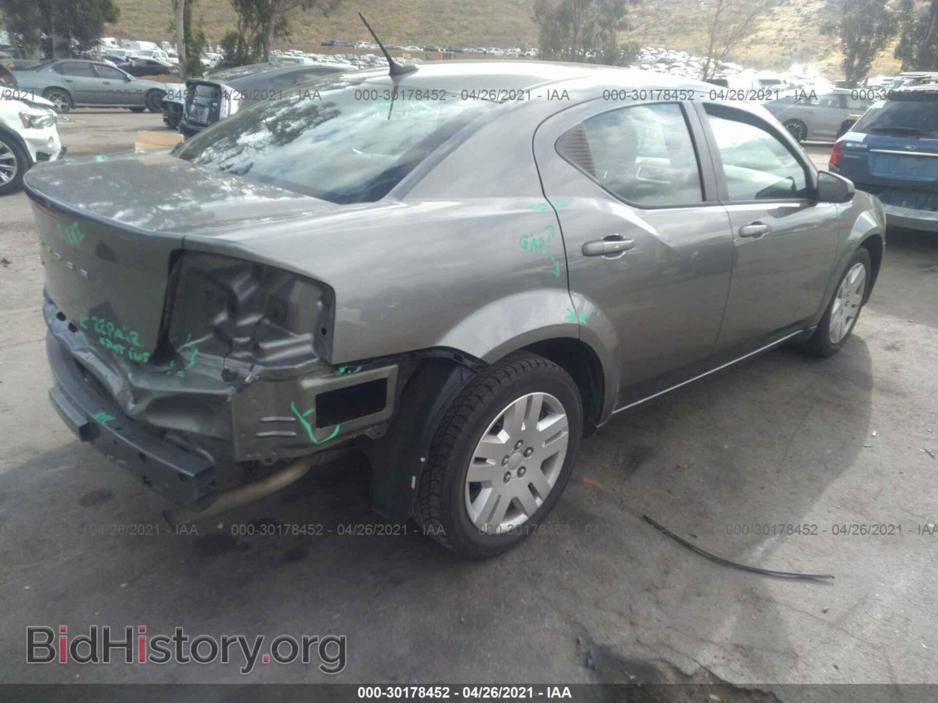 2013 DODGE AVENGER - VIN: 1C3CDZAB0DN599694 - Фото 4