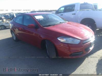 2014 Dodge DART Aero, красный — VIN 1C3CDFDH1ED860658, IAAI