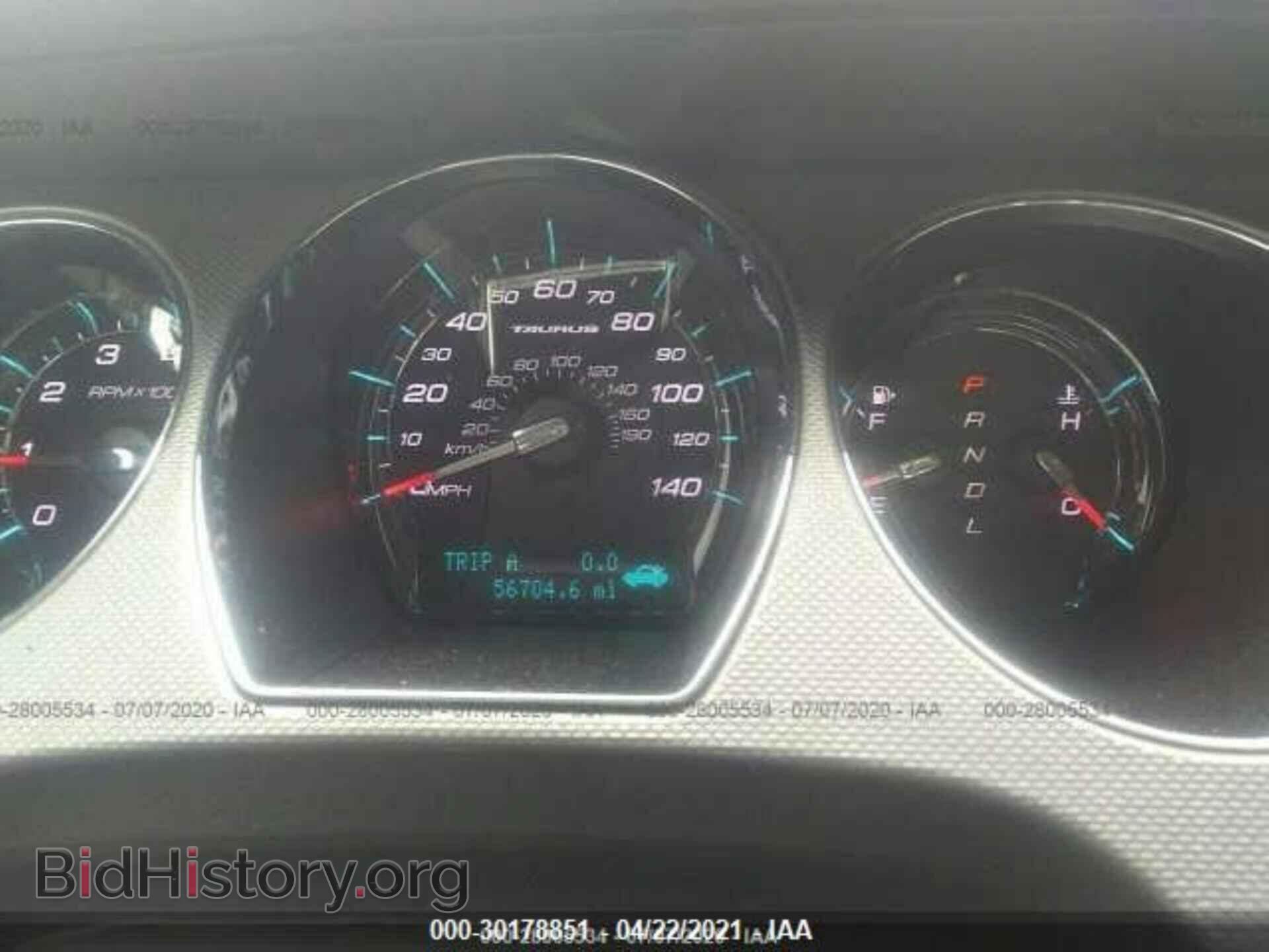2012 FORD TAURUS - VIN: 1FAHP2DW2CG135801 - Фото 7