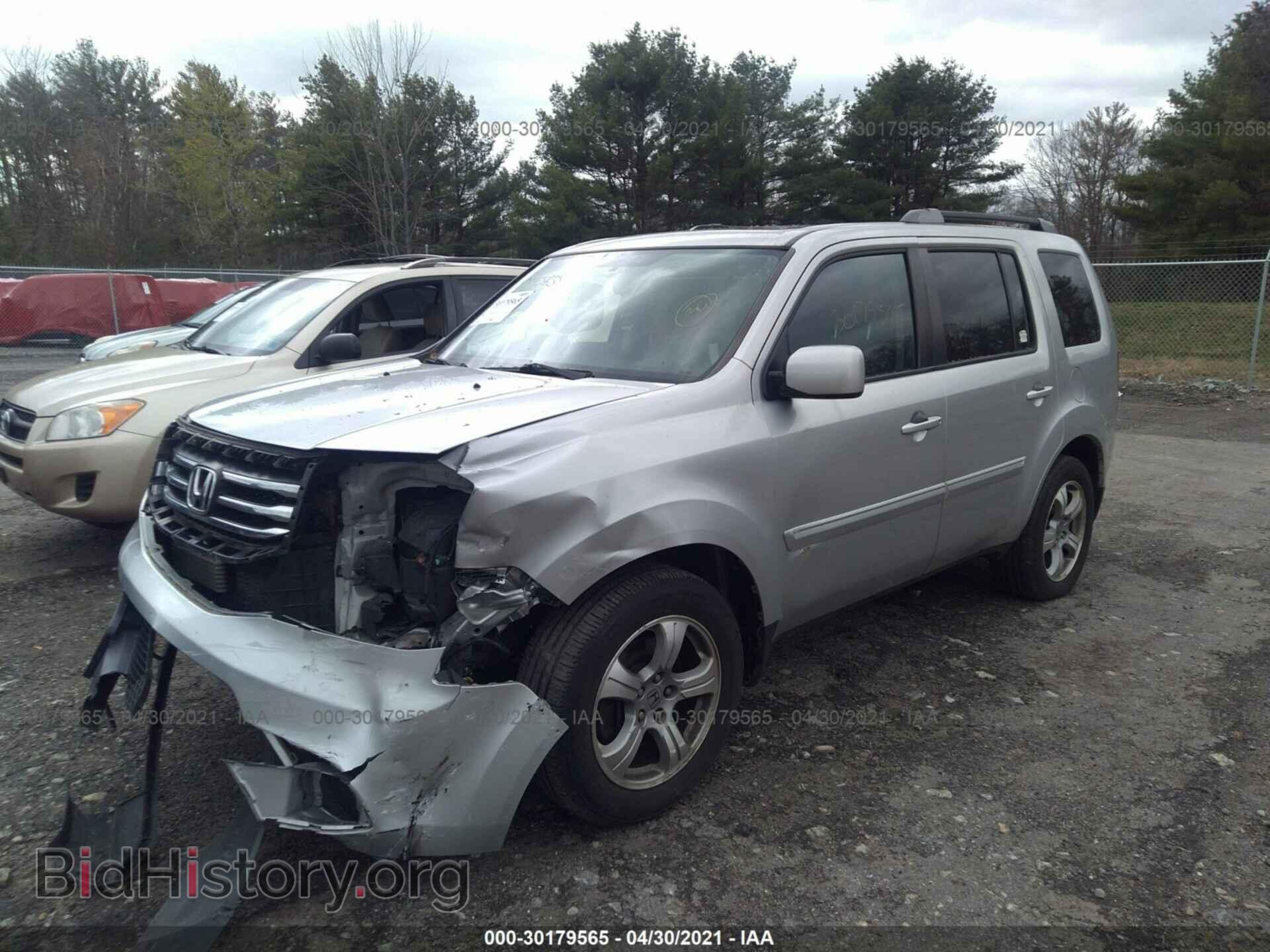 2013 HONDA PILOT - VIN: 5FNYF4H52DB024512 - Фото 2