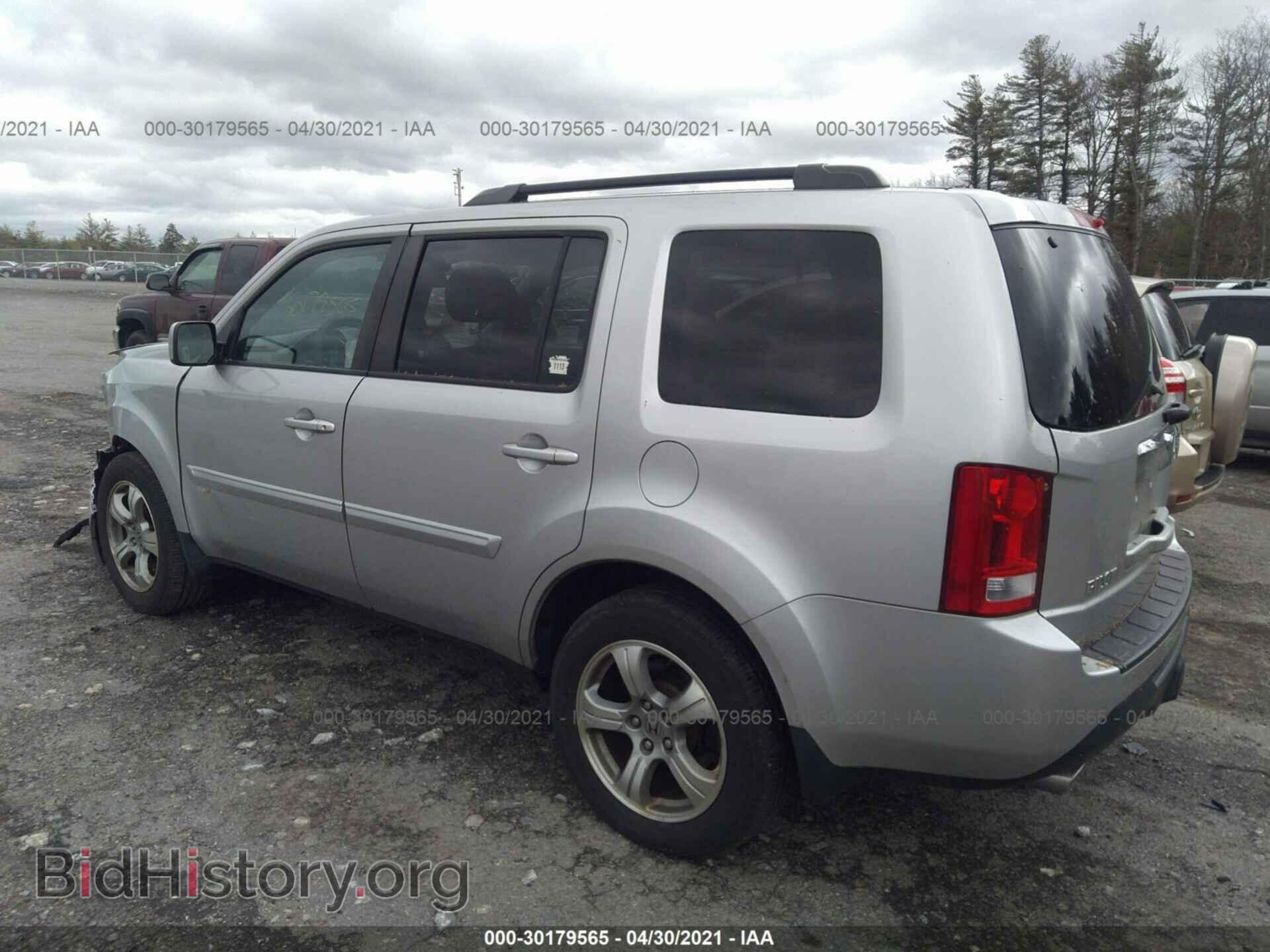 2013 HONDA PILOT - VIN: 5FNYF4H52DB024512 - Фото 3
