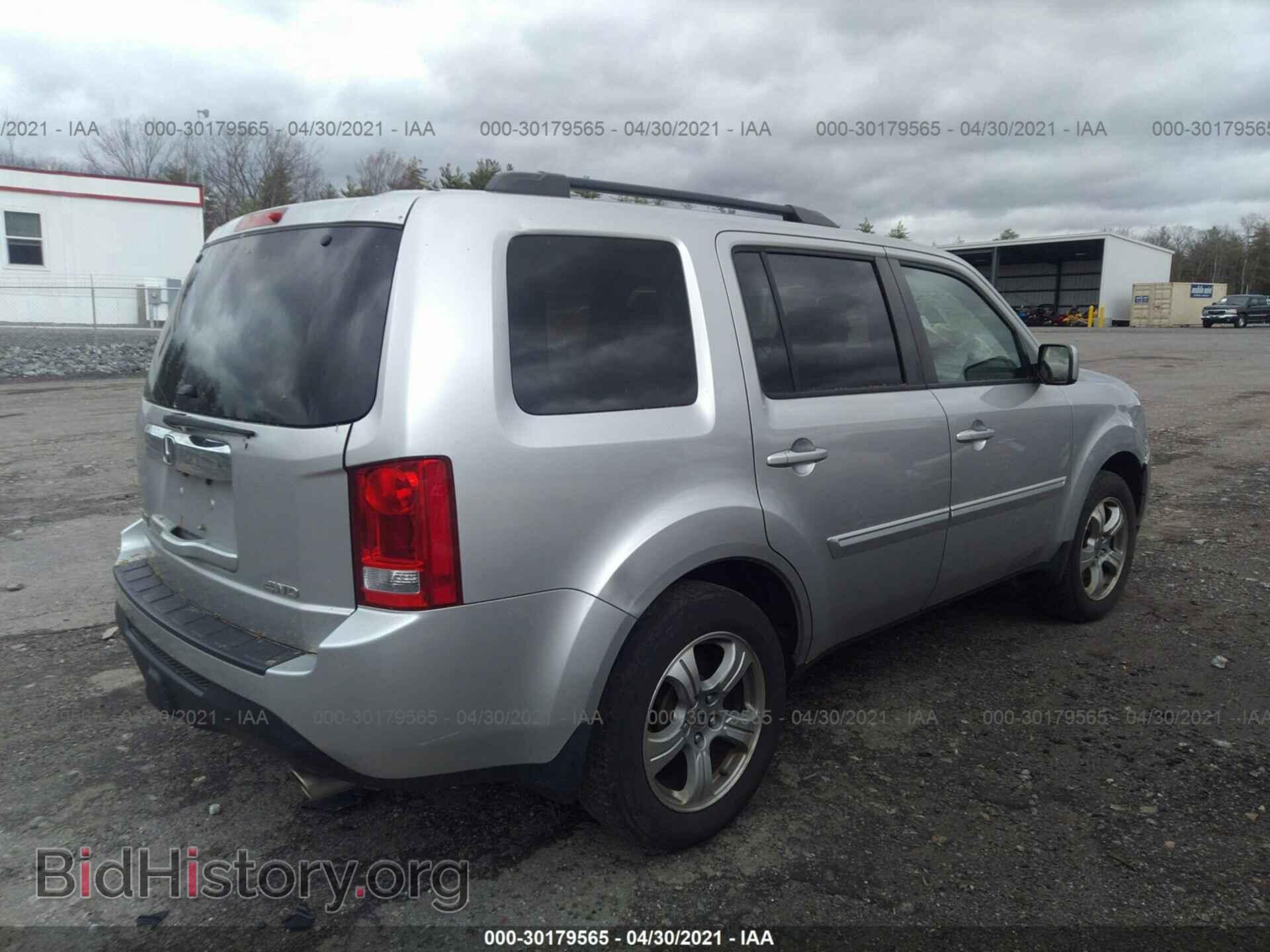 2013 HONDA PILOT - VIN: 5FNYF4H52DB024512 - Фото 4