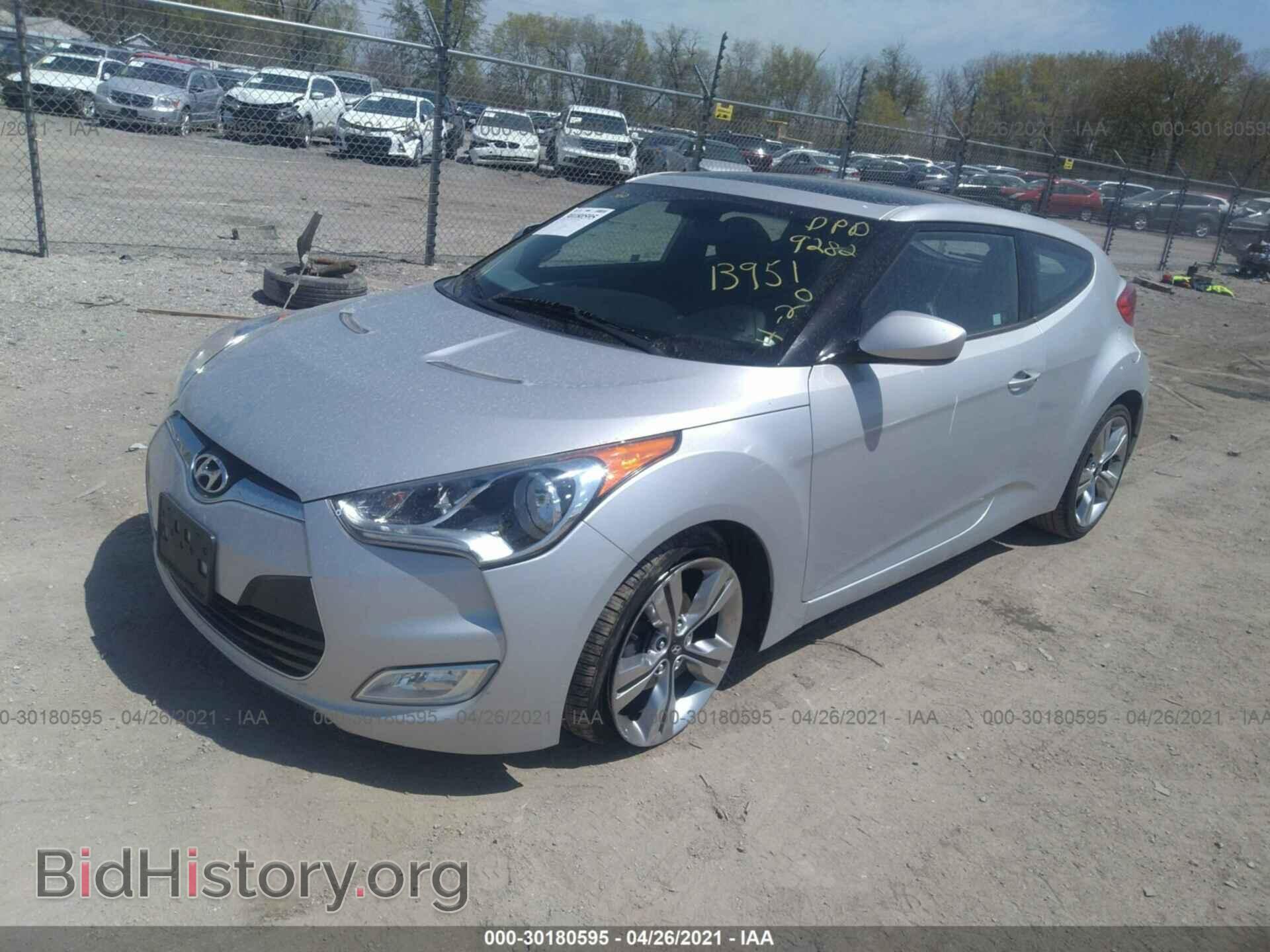 2013 HYUNDAI VELOSTER - VIN: KMHTC6AD7DU149282 - Фото 2