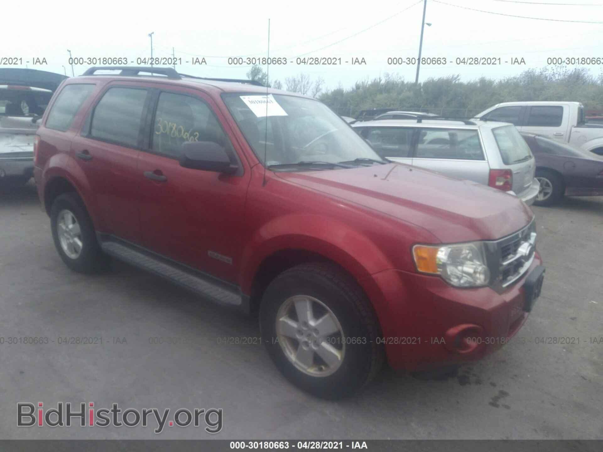 Фотография 1FMCU02ZX8KA33659 - FORD ESCAPE 2008