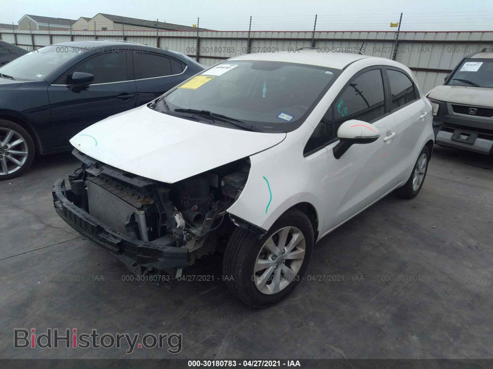 2013 KIA RIO - VIN: KNADN5A30D6096575 - Photo 2