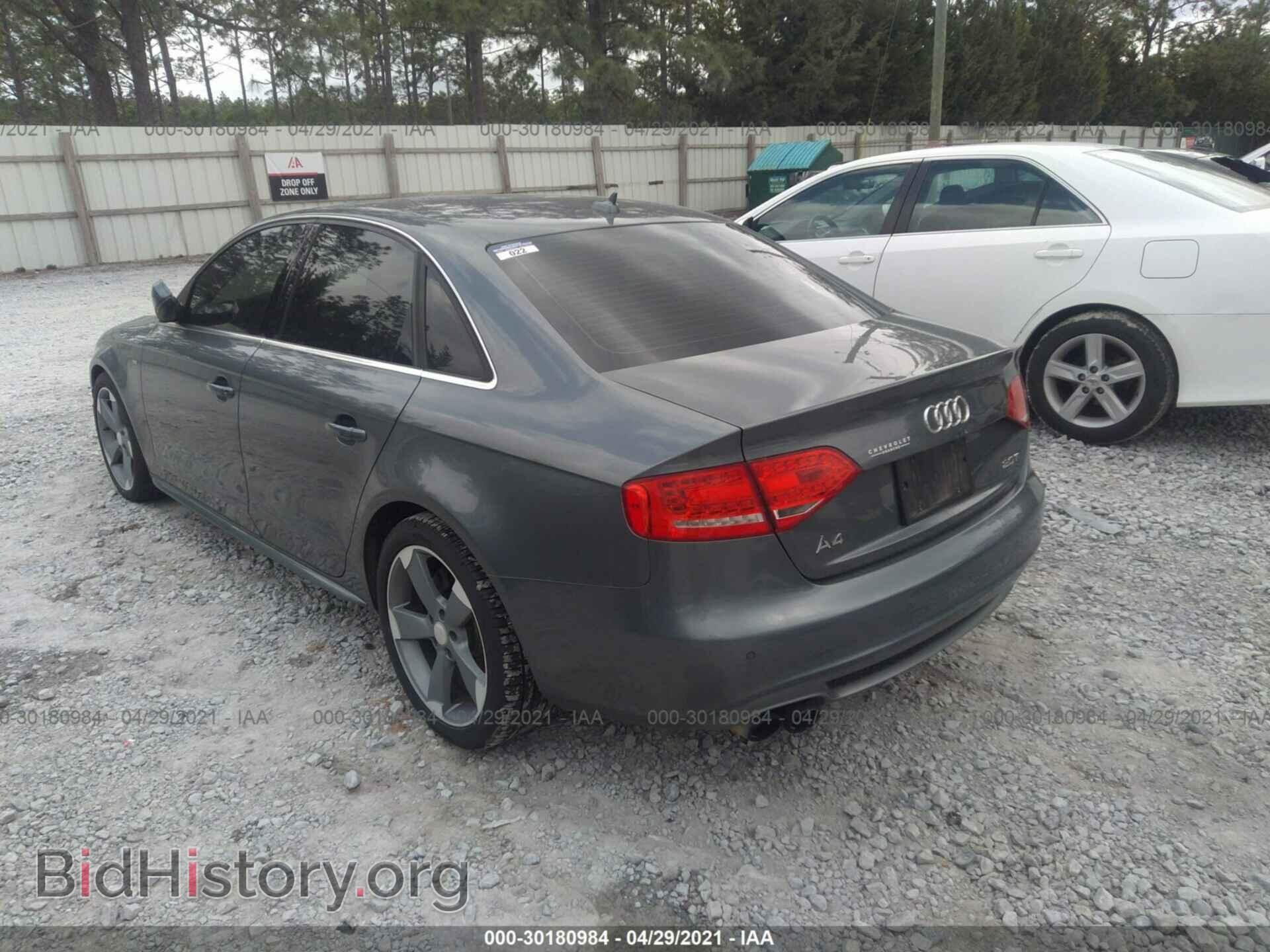 2012 AUDI A4 - VIN: WAUEFAFL6CA120022 - Фото 3