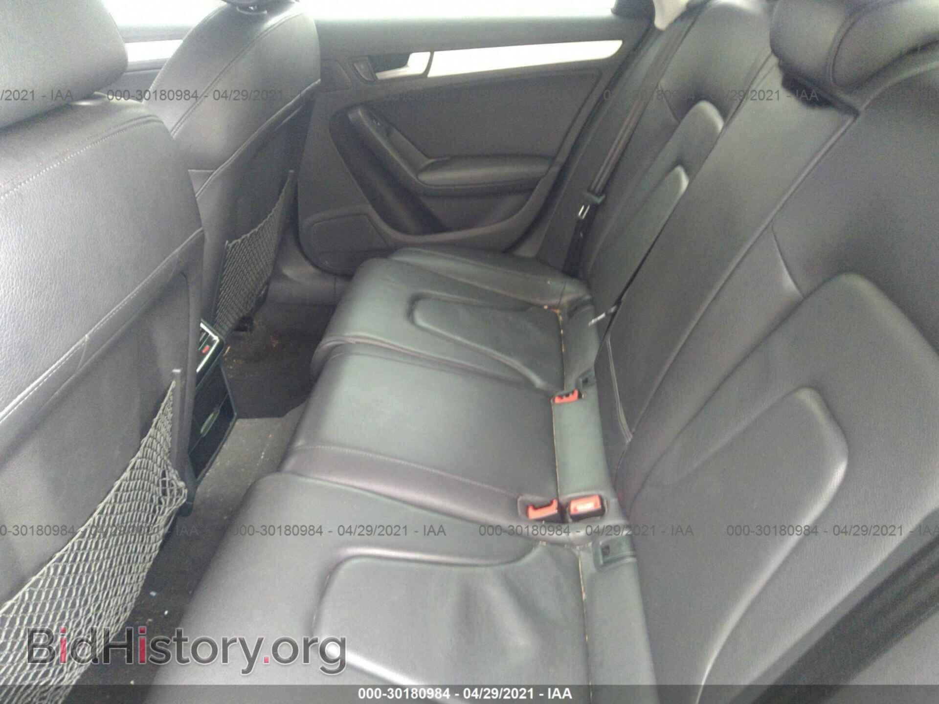 2012 AUDI A4 - VIN: WAUEFAFL6CA120022 - Фото 8