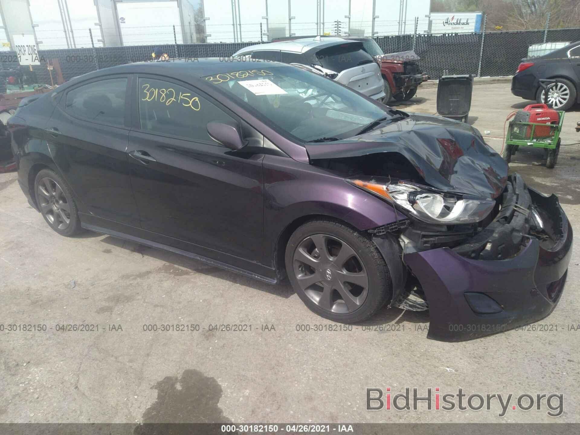 Photo KMHDH4AE2CU319811 - HYUNDAI ELANTRA 2012